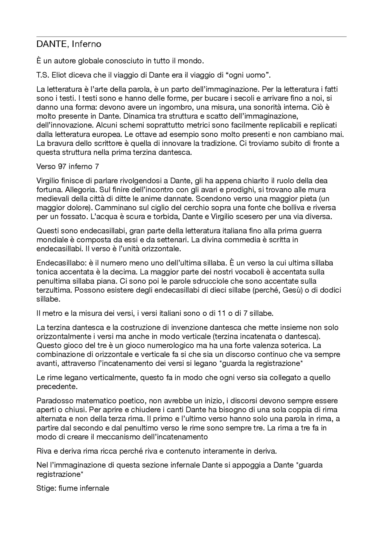 Canto 7 inferno dante - Docsity