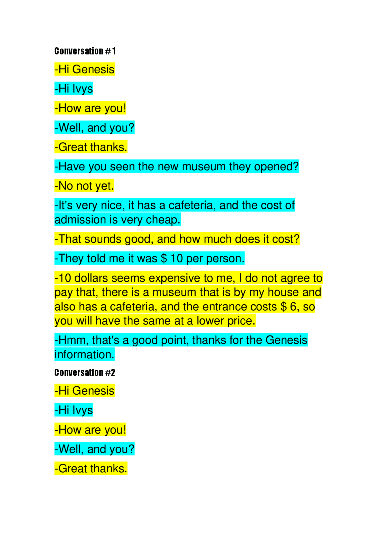 INGLES 5 NOSE QUE ES ESTO Docsity