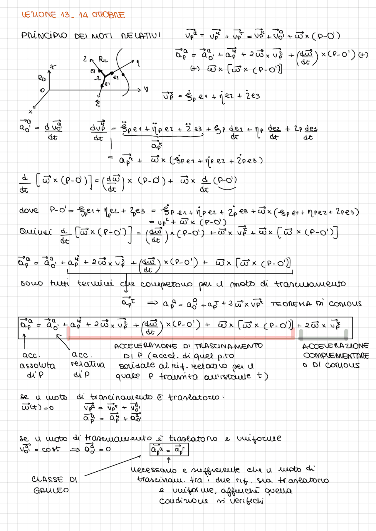 Appunti meccanica razionale Docsity
