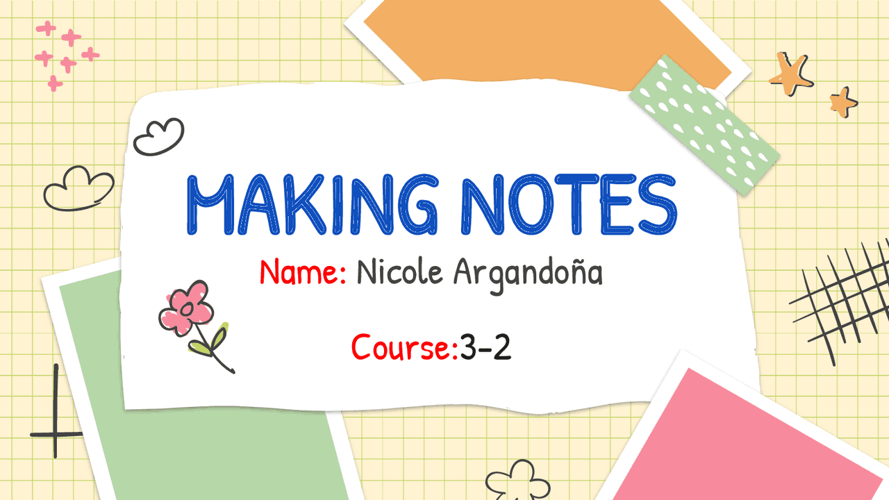 Marking Notes , expressing reasons, expressing result - Docsity