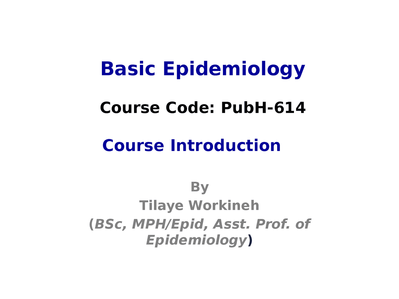 Epidemiology for mph Study notes Epidemiology Docsity