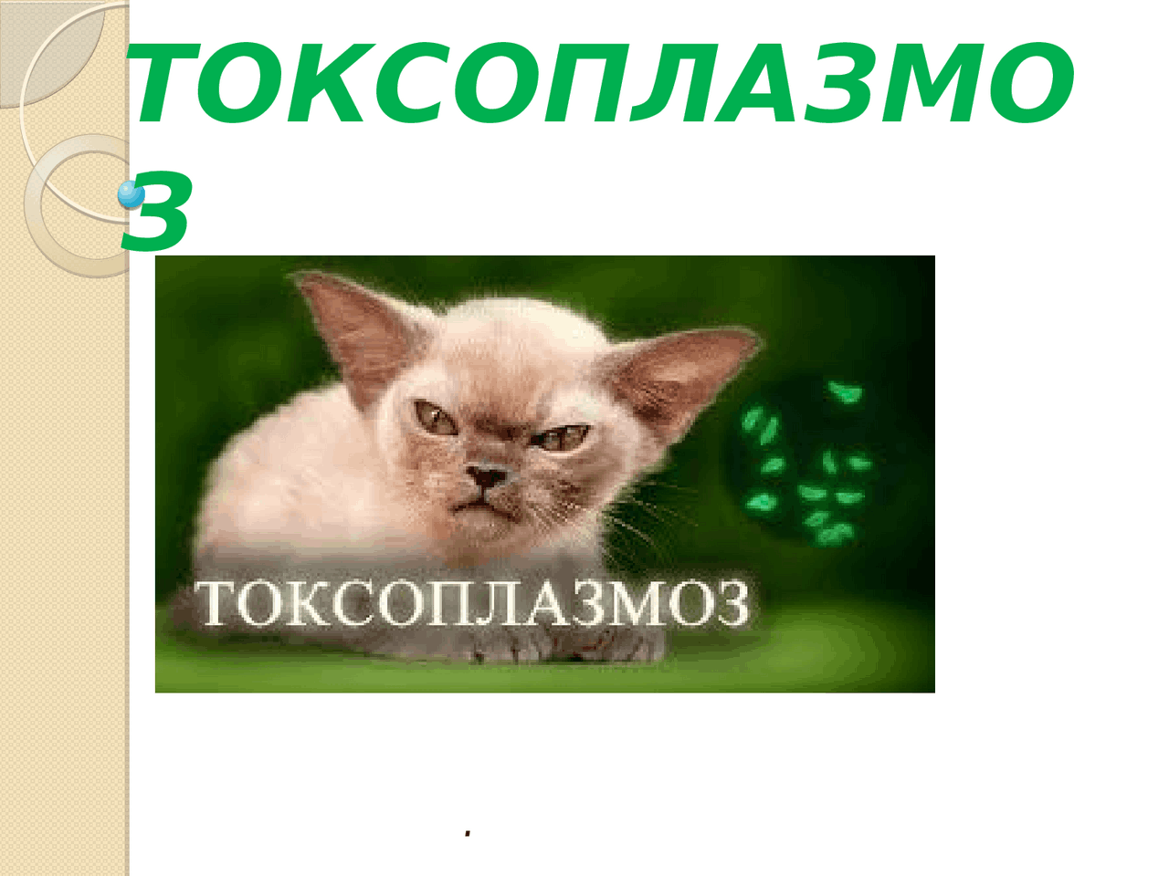 Токсоплазмоз,этиология,клиника,диагностика,лечение - Docsity
