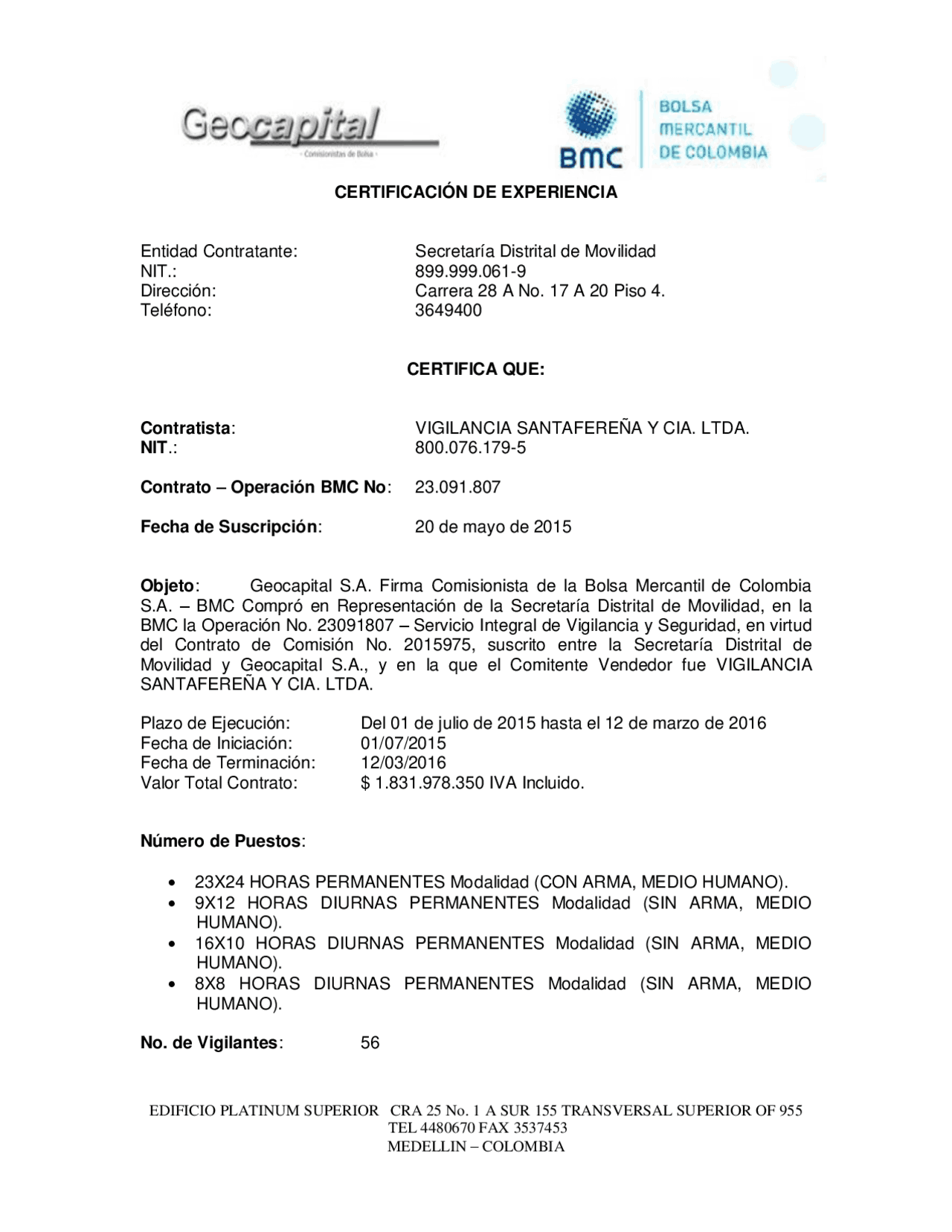 Certificación de proveedores Docsity Certificación de proveedores Docsity