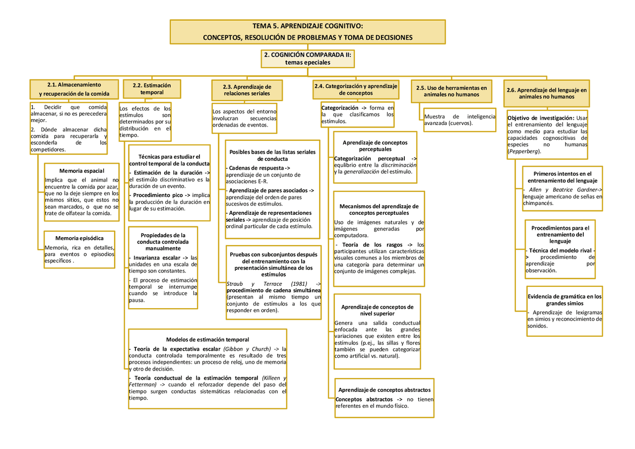 Esquema segunda parte tema 5 - Docsity