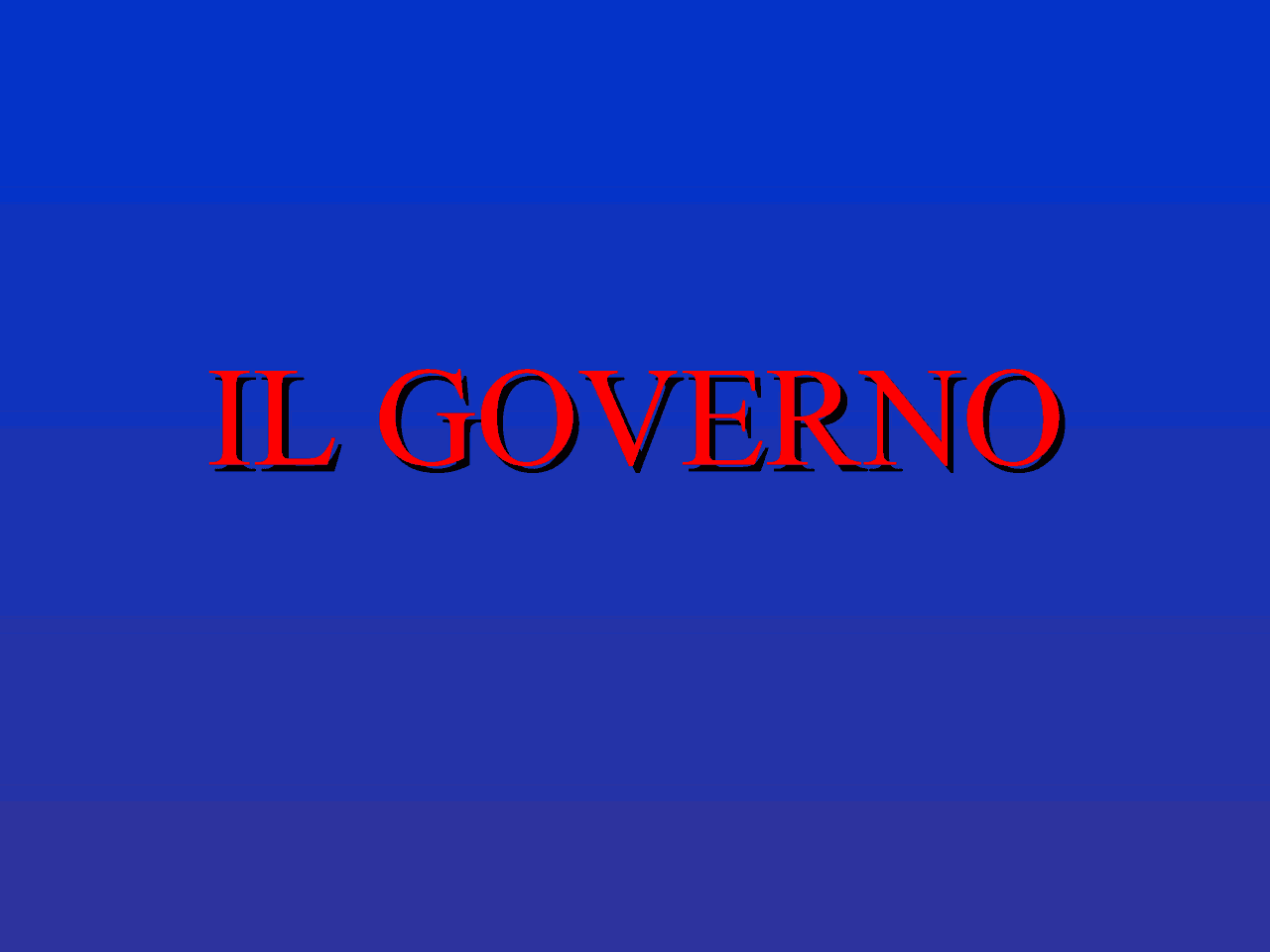 DIRITTO - IL POTERE ESECUTIVO - Docsity