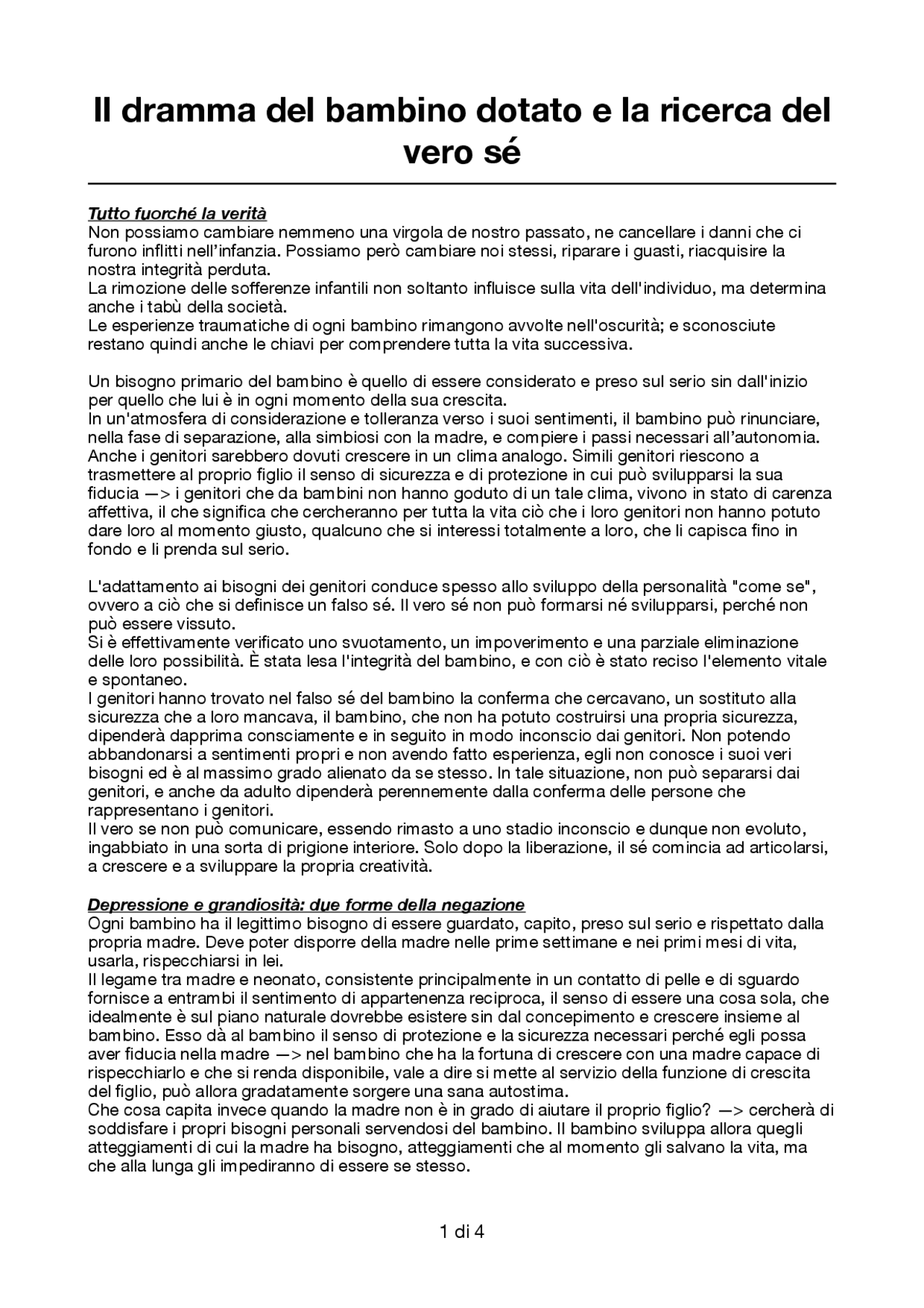 il dramma del bambino dotato pdf
