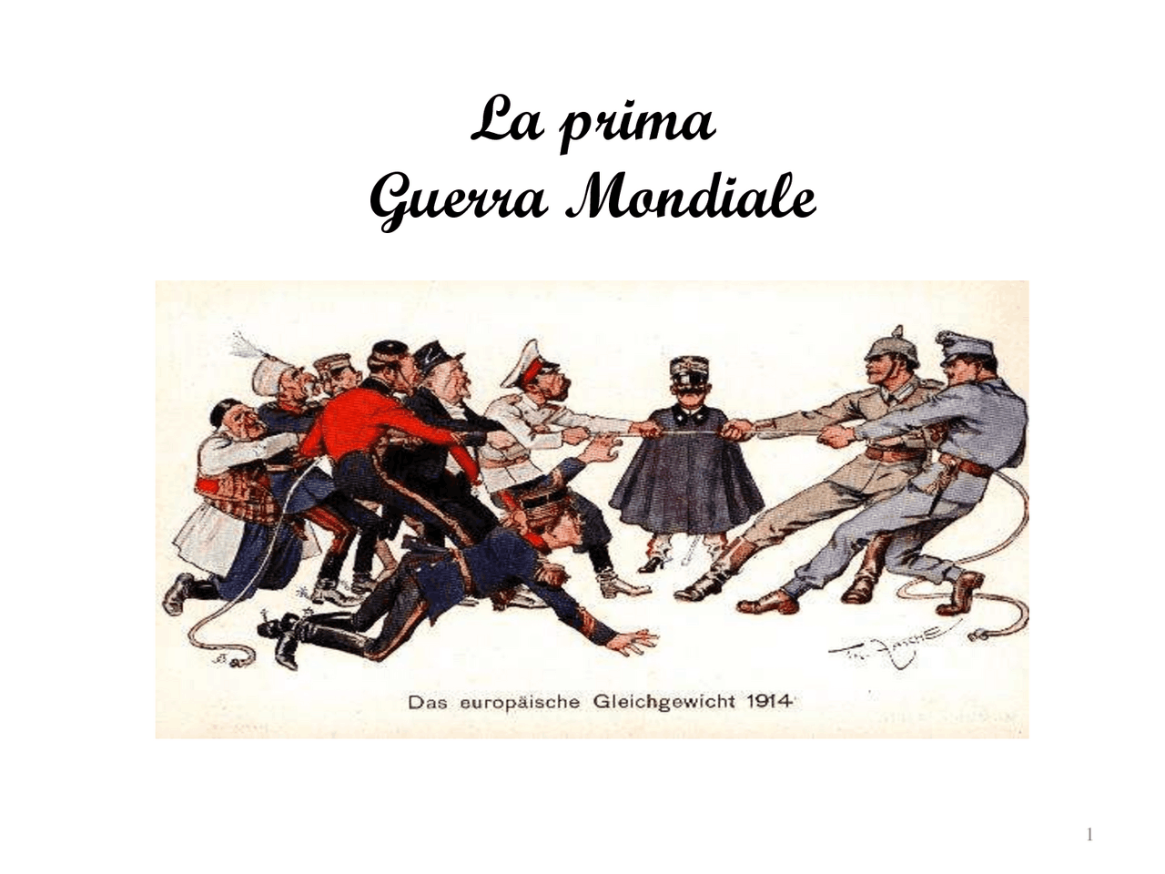 LA PRIMA GUERRA MONDIALE, RIASSUNTO E MAPPE CONCETTUALI | Schemi e