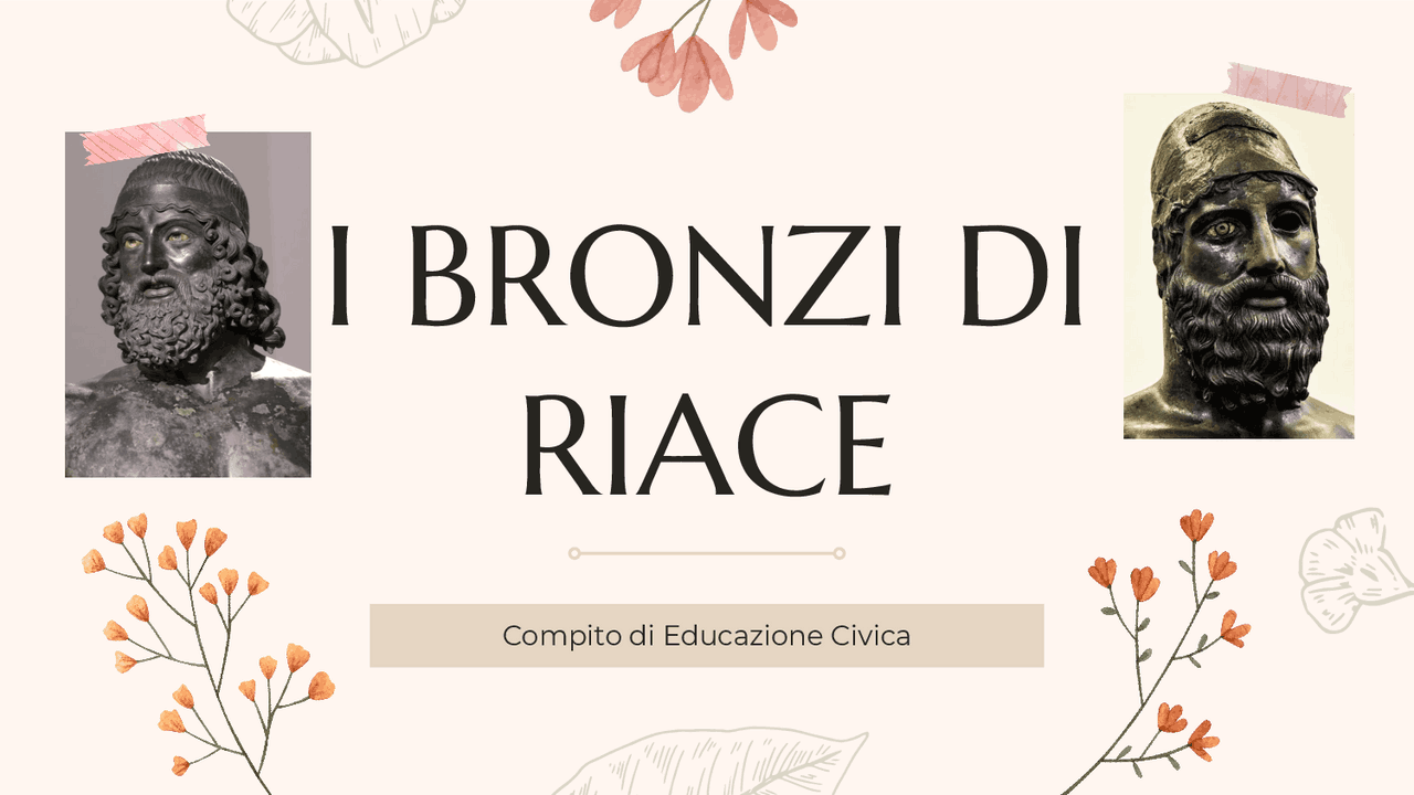Bronzi di riace descrizione e storia - Docsity
