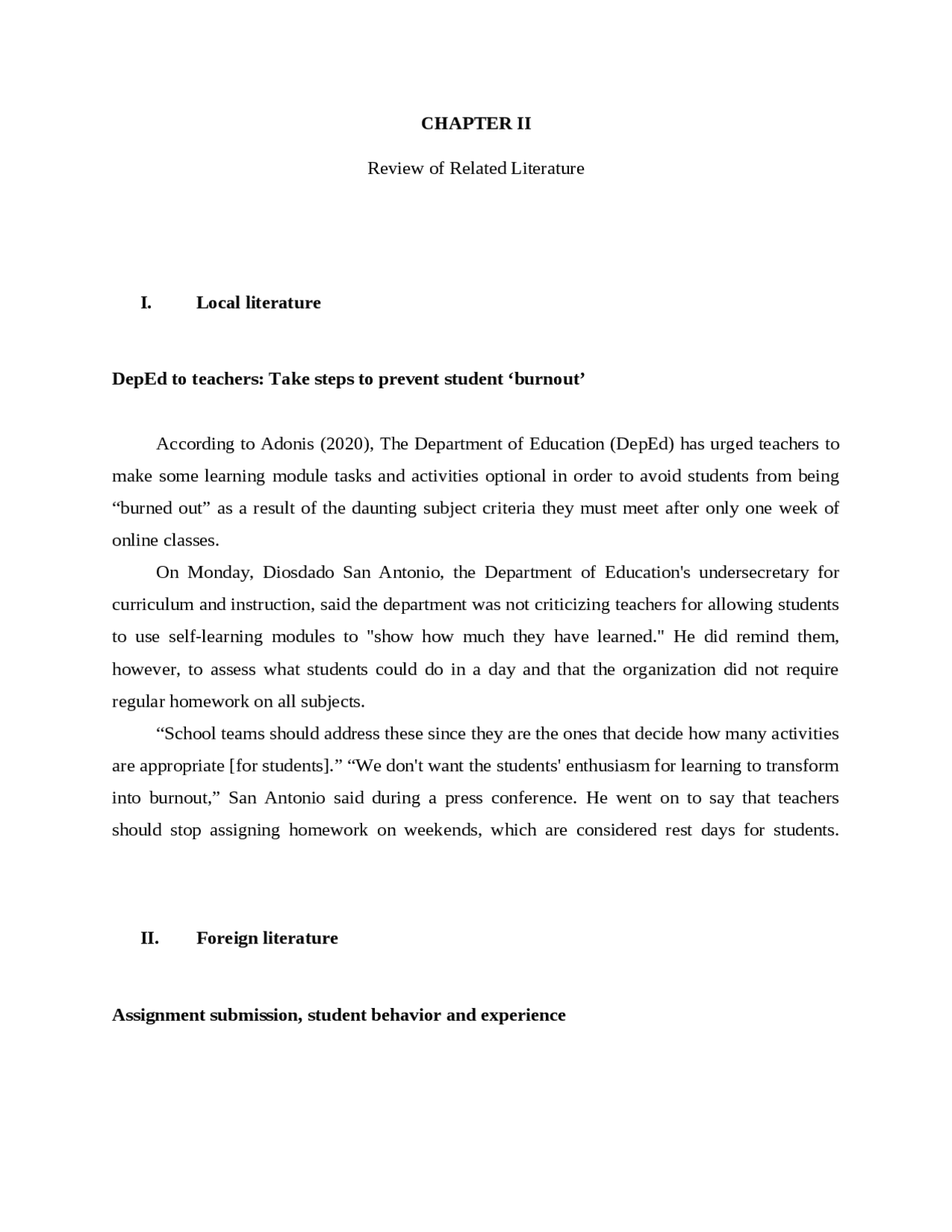 Chapter 1: practical research - Docsity