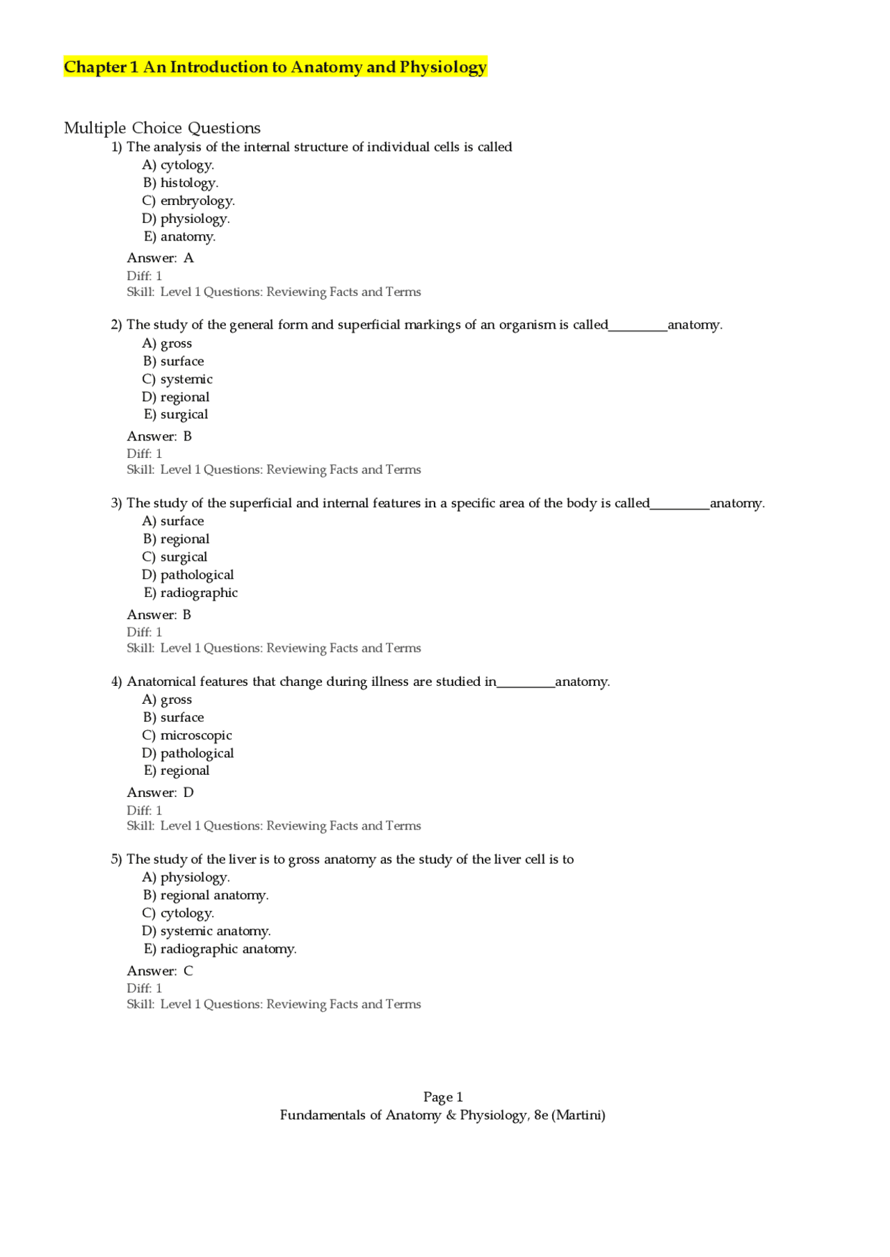 ANATOMY AND PHYSIOLOGY CHAPTER 1 2 QUIZ visual data 6