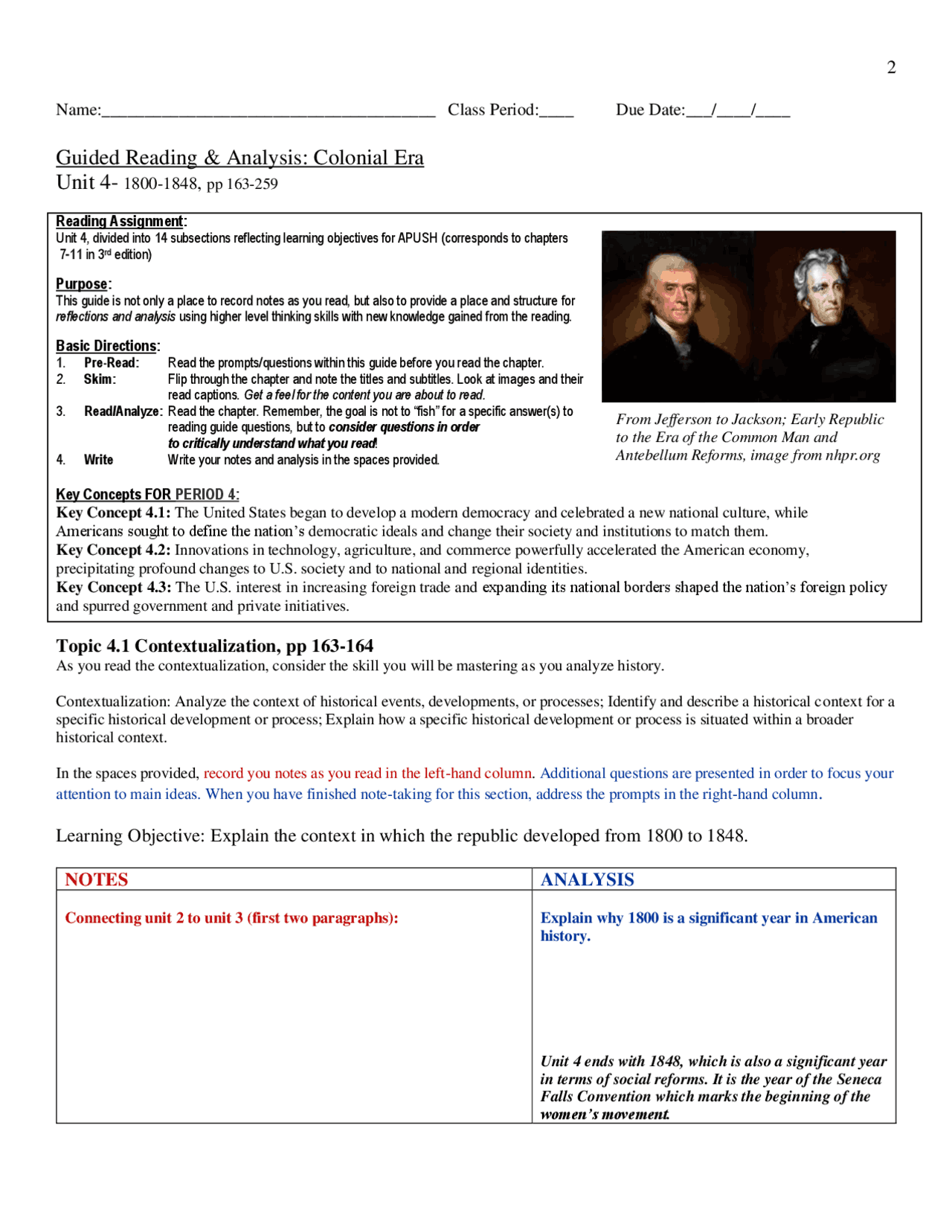 AMSCO Guided Reading Study Guides, Projects, Research United States