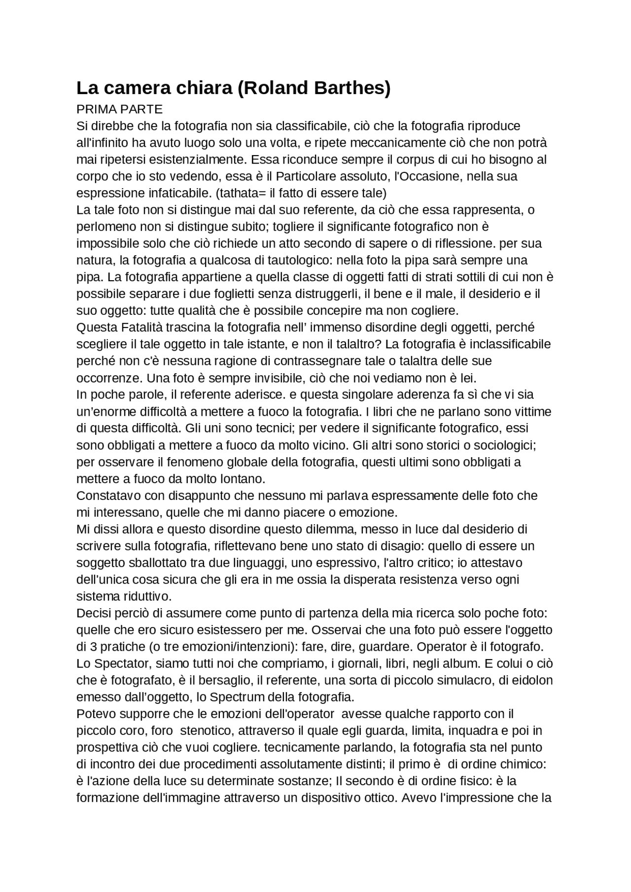 la camera chiara roland barthes