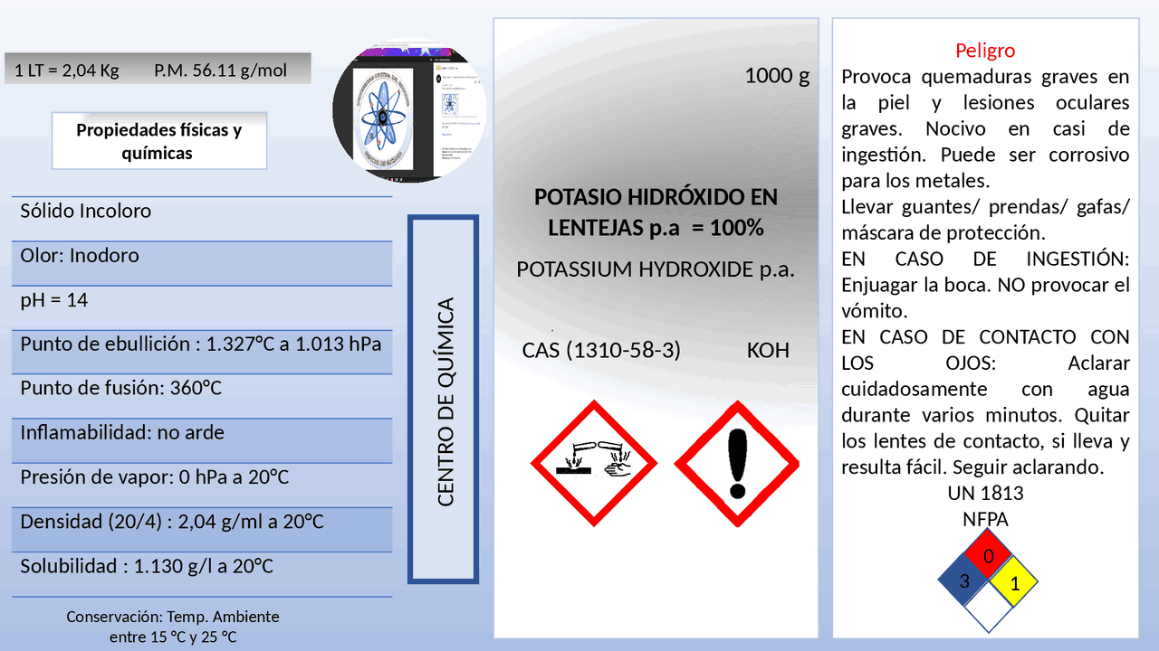 Hidroxido De Potasio Hoja De Seguridad Meyer
