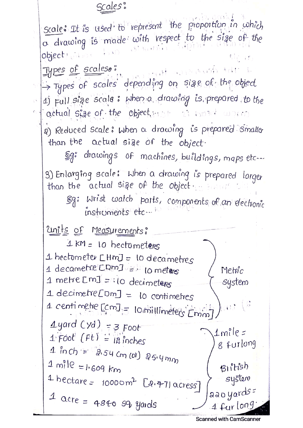 Parallel Drafting Notes Engineering Graphics and computer Drafting - Docsity