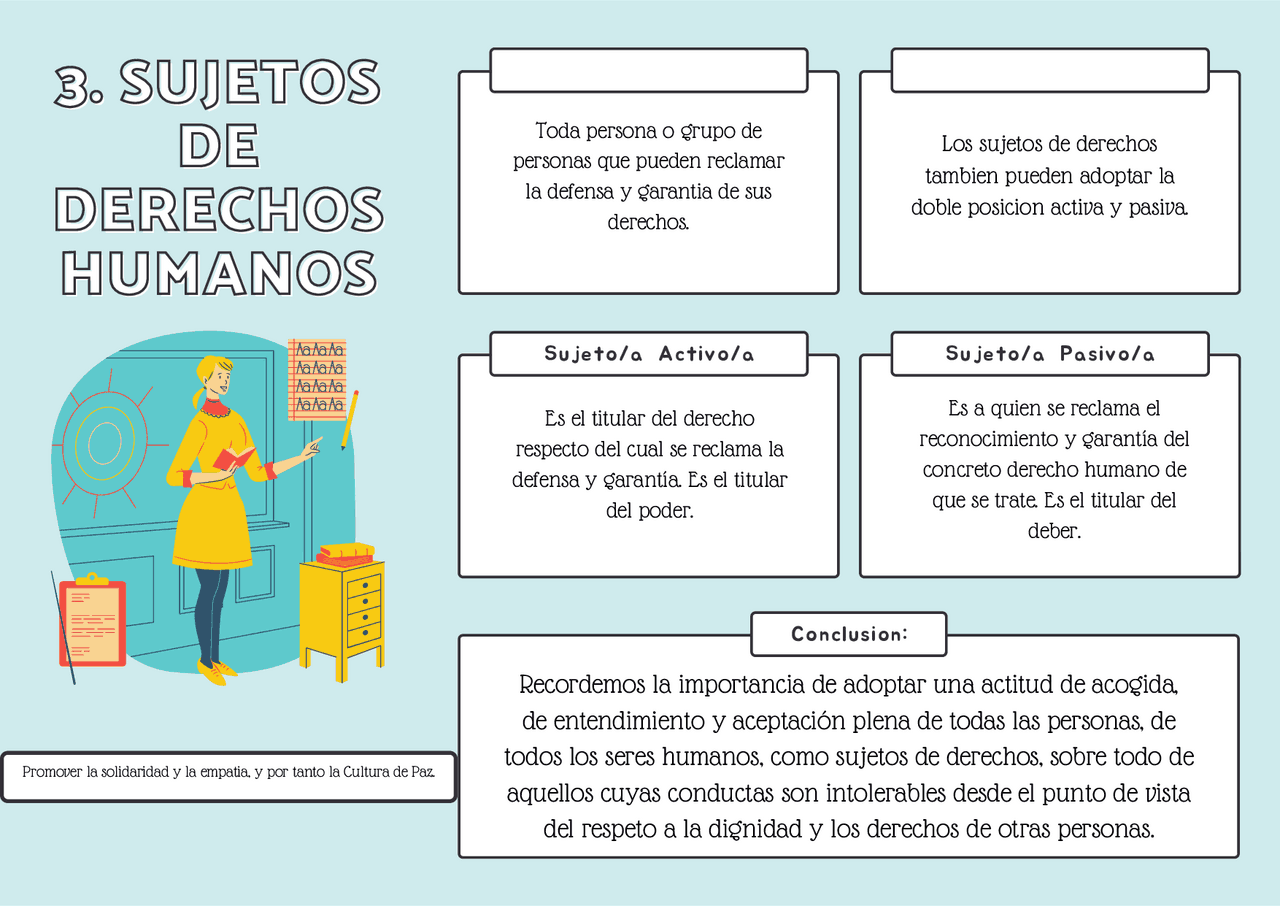 SUJETO DE DERECHOS HUMANOS - Docsity