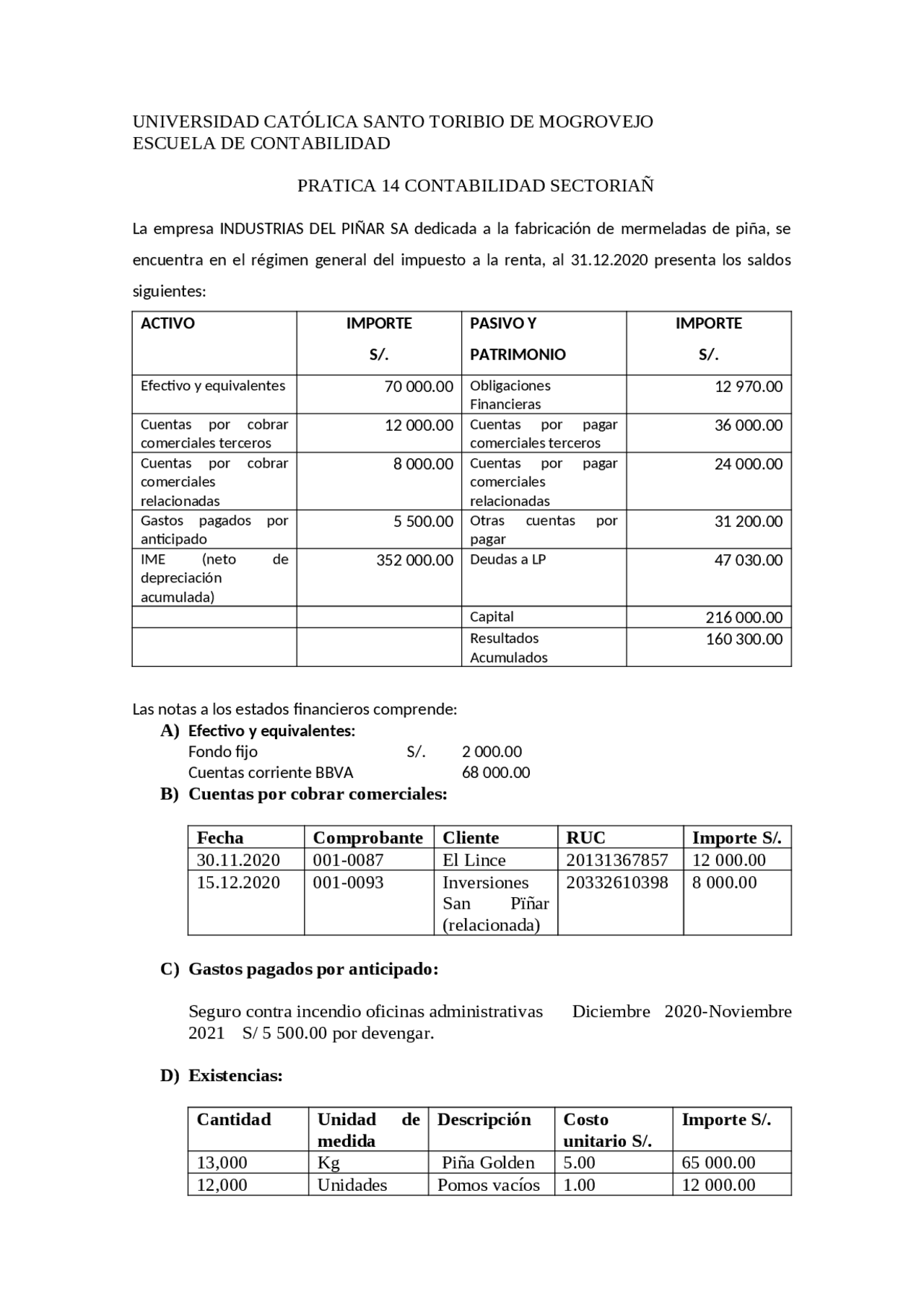 Ejercicios de finanzas corporativas - Docsity