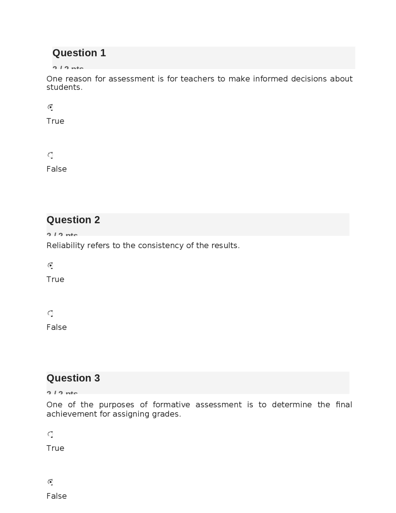 Assessment and Evaluation in Education: Multiple Choice Questions and ...
