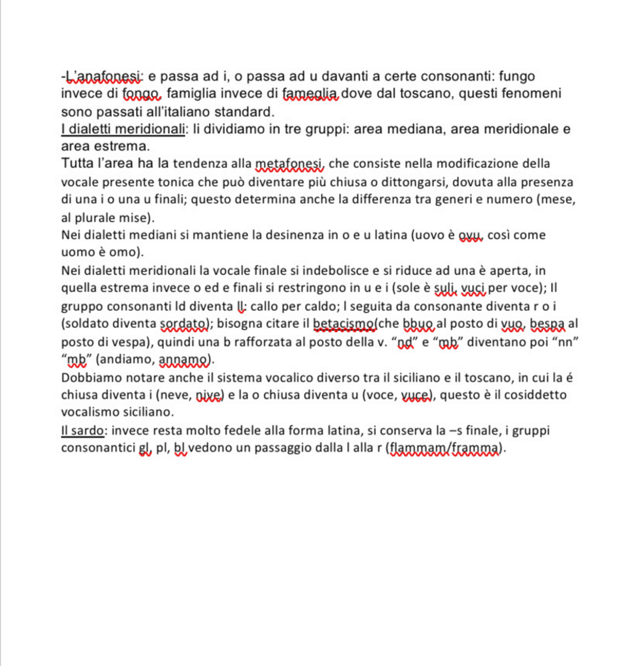 Dialetti meridionali Docsity