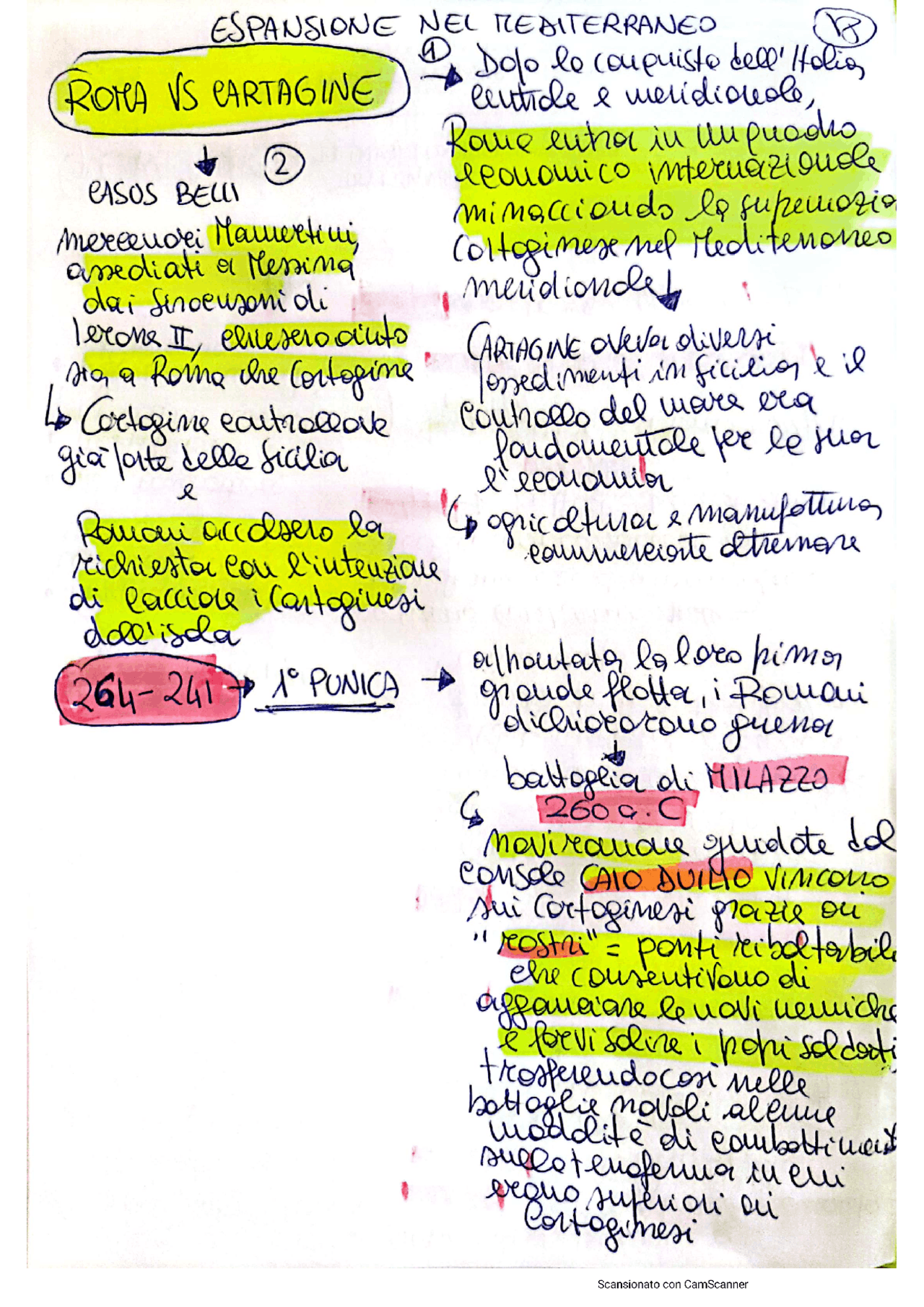 Guerre puniche e guerre macedoniche Docsity