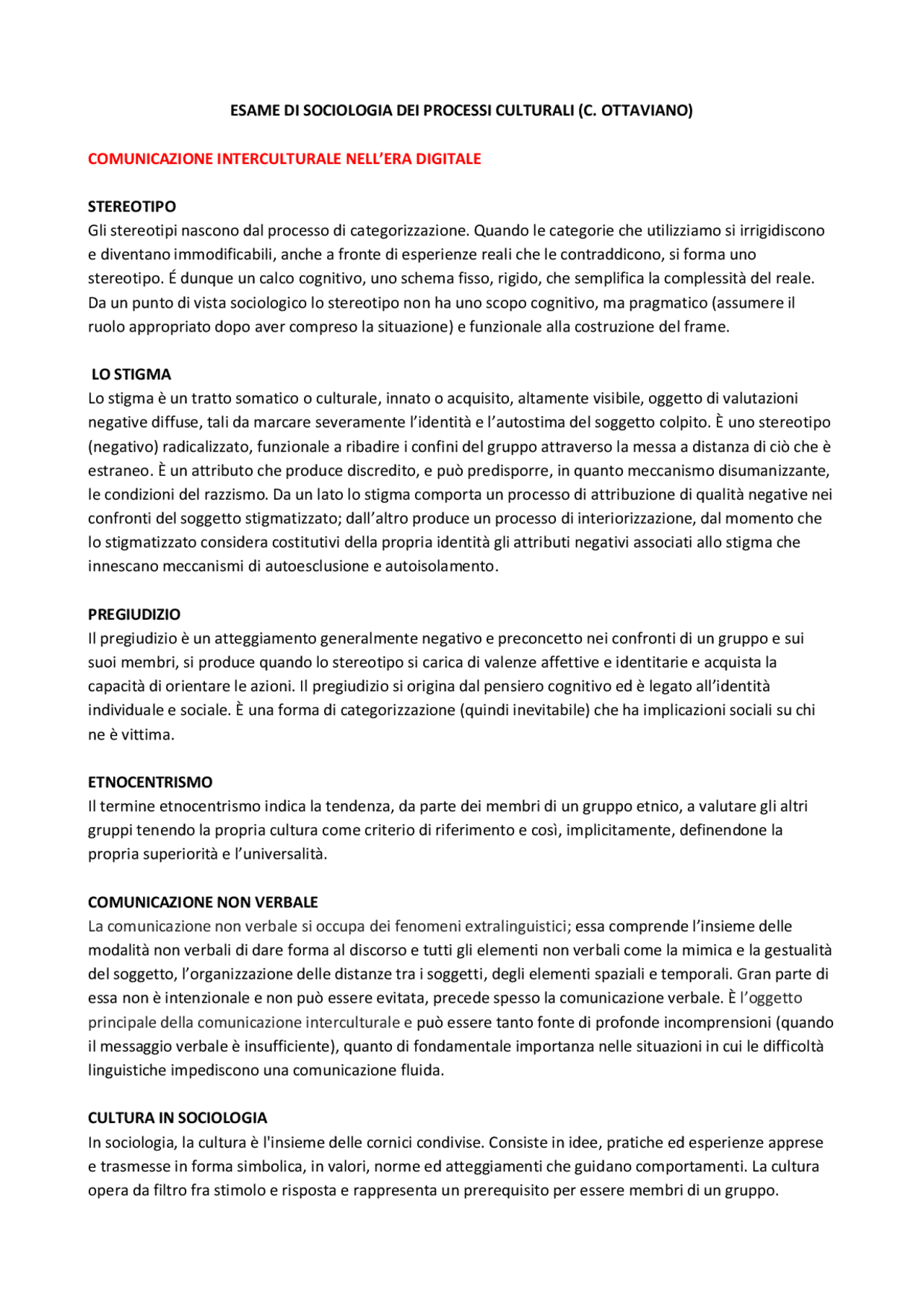 Domande e risposte dell'esame - Docsity