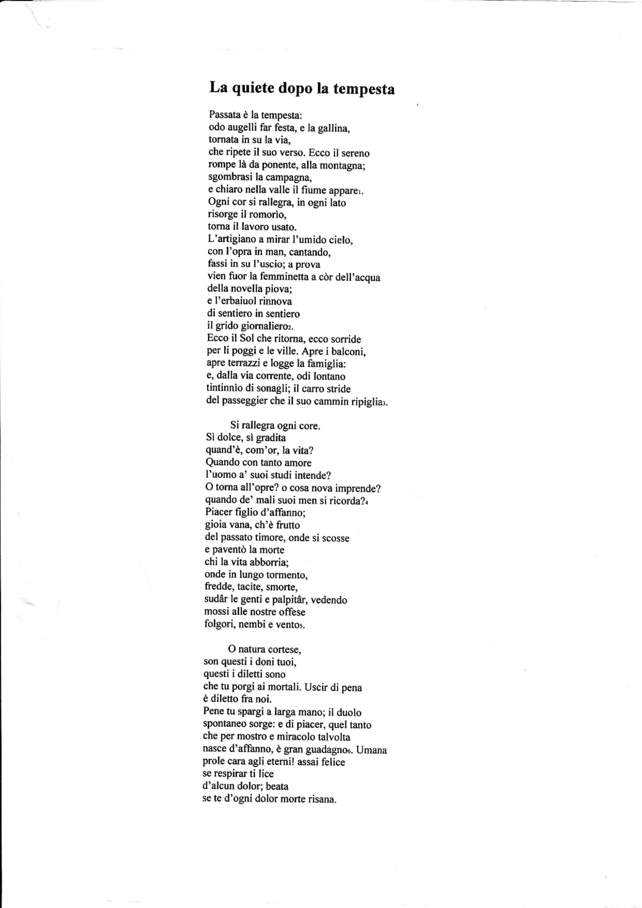 La quiete dopo la tempesta Docsity La quiete dopo la tempesta Docsity