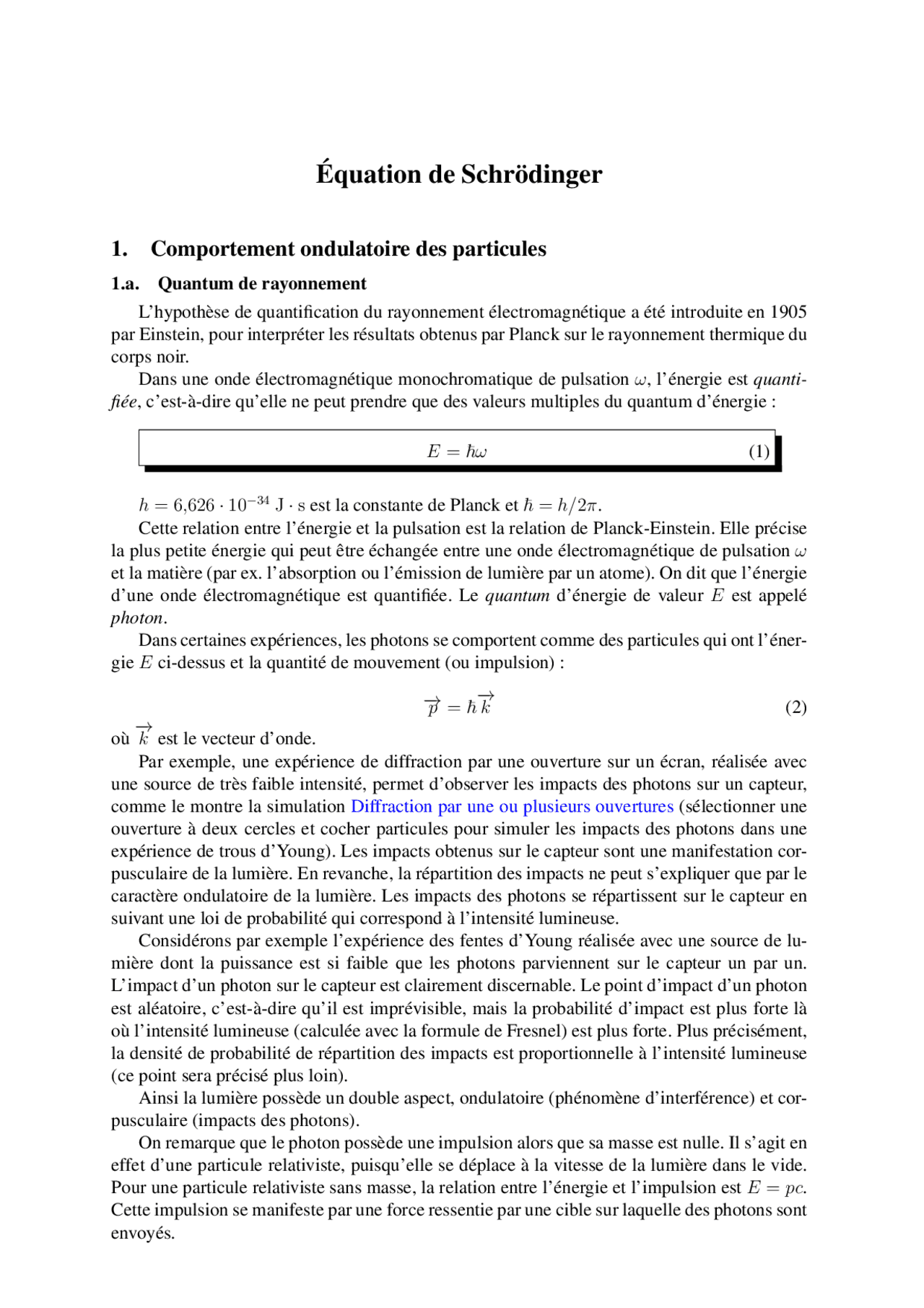 quation De Schr dinger Docsity quation-de-schr-dinger-docsity