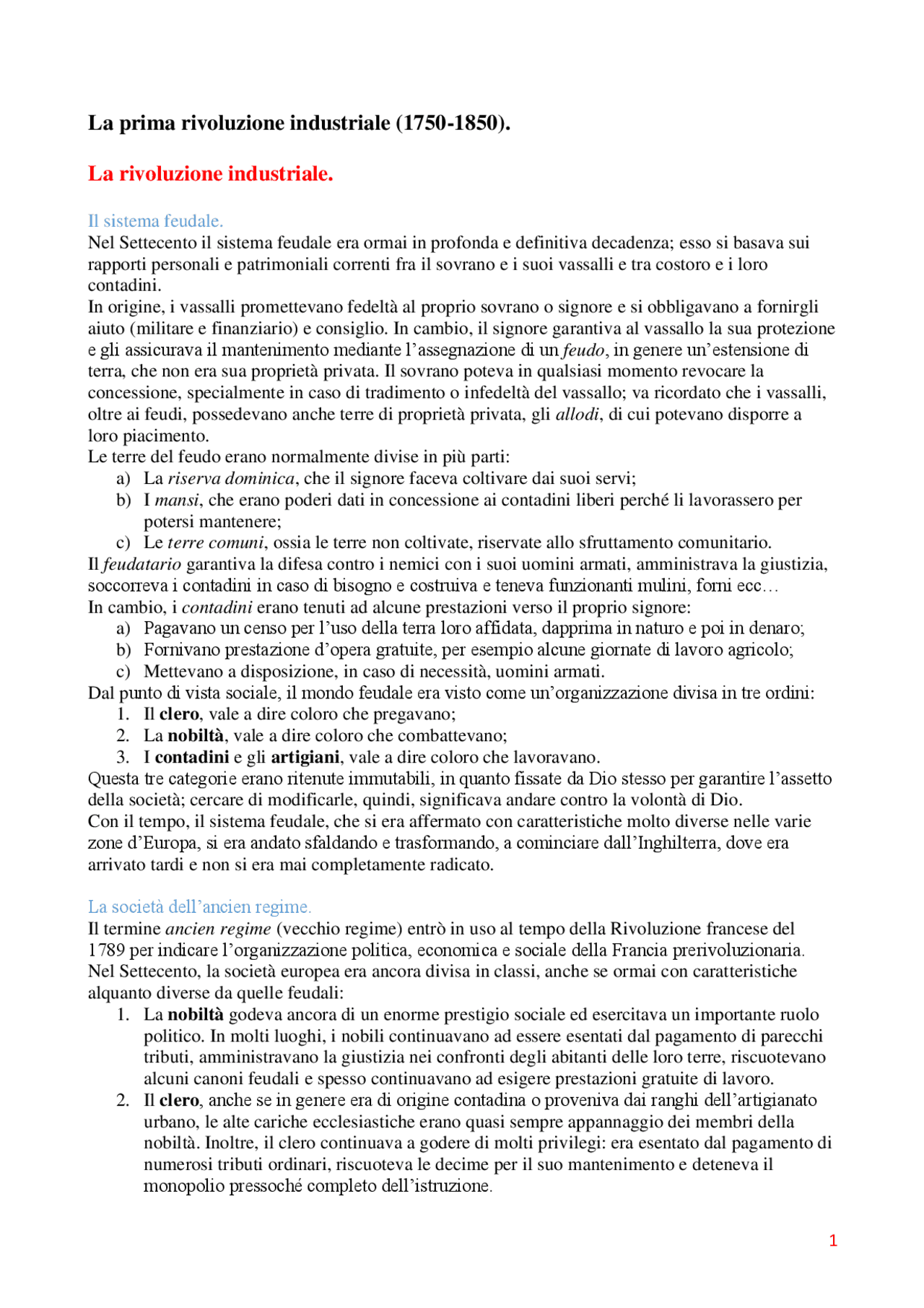 Riassunto Storia Economia Ennio De Simone Docsity