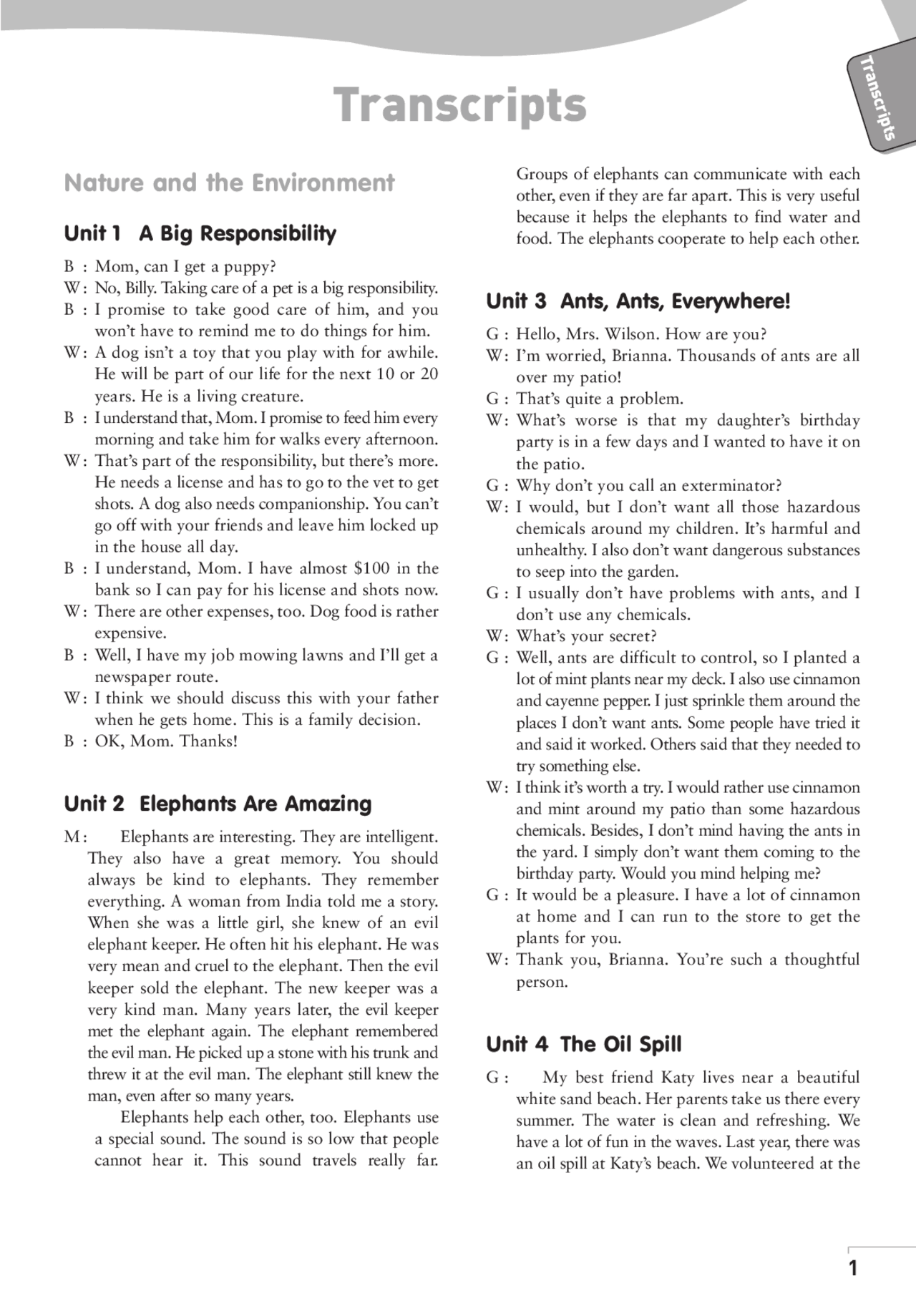 Listening Practice Through Dictation 3 Transcripts - Docsity