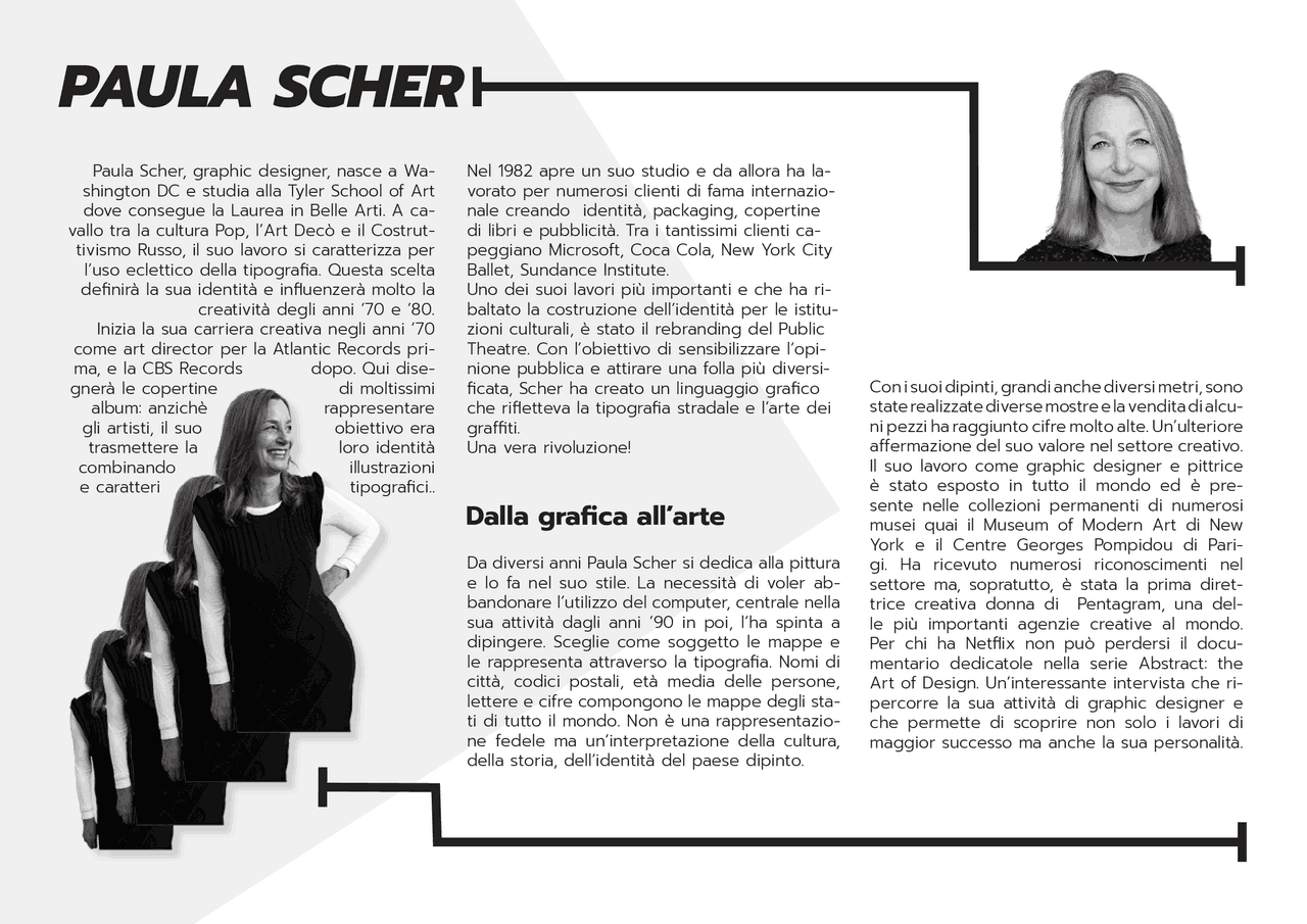 Biografia Paula Scher - Docsity