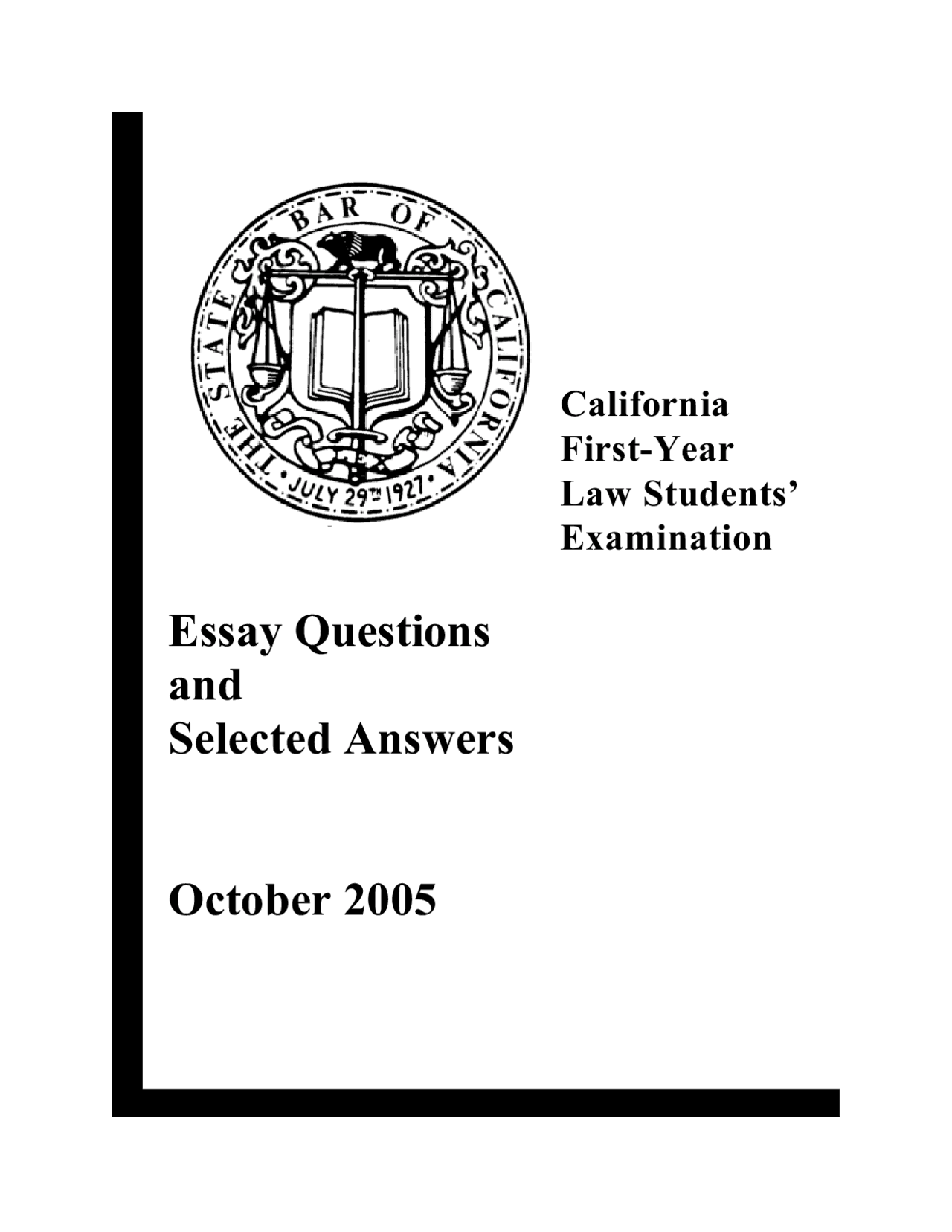 law essay questions and answers