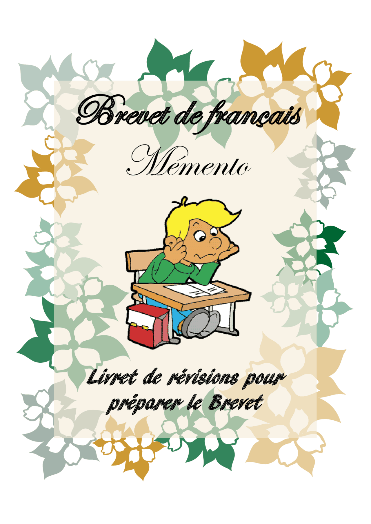 Fiche De Revision Brevet Francais Pdf Livret de révisions pour préparer le Brevet de français | Lectures Français  | Docsity
