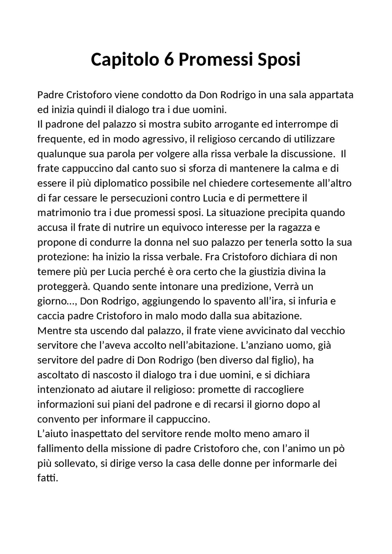 Capitolo 6 Promessi Sposi Docsity Capitolo 6 Promessi Sposi Docsity