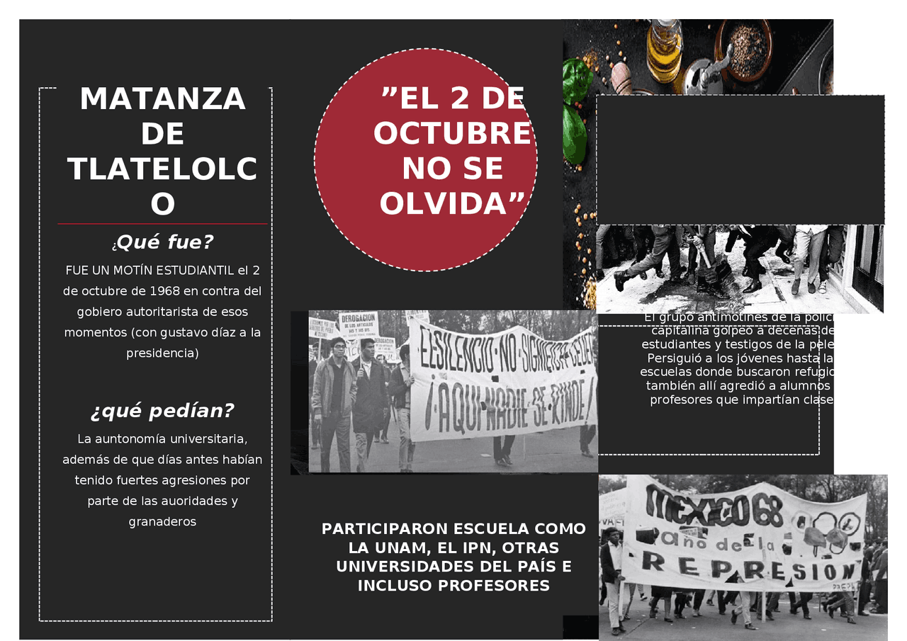 Matanza de tlatelolco - Docsity