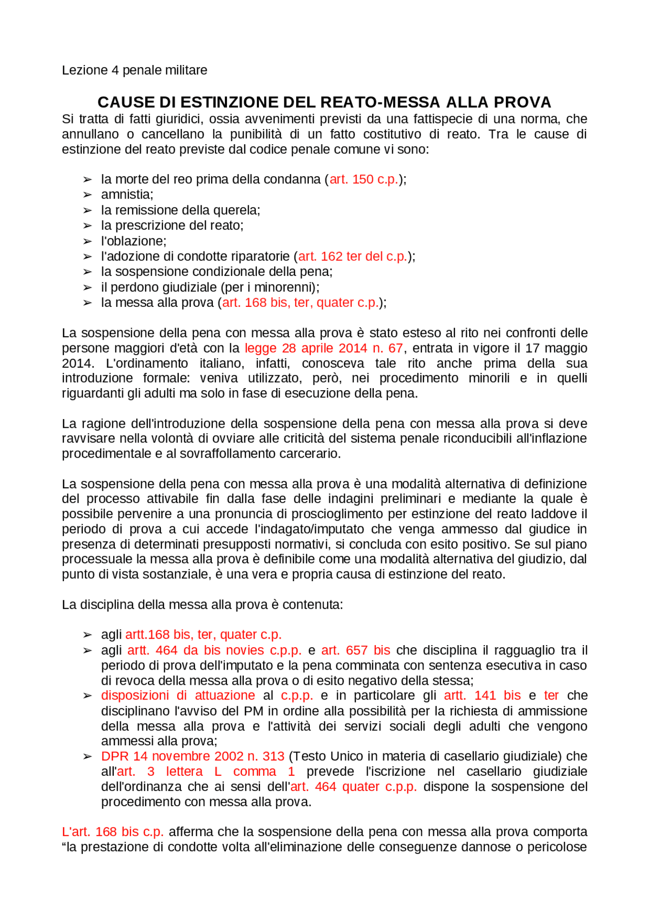 Cause Di Estinzione Del Reato E Messa Alla Prova Docsity cause-di-estinzione-del-reato-e-messa-alla-prova-docsity