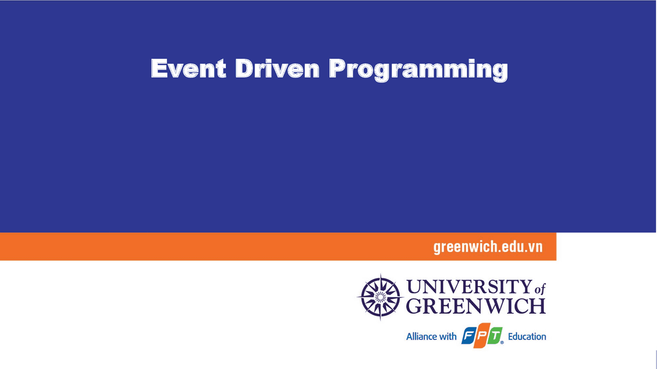 25_09. EVENT DRIVEN PROGRAMMING.pdf | Study Guides, Projects, Research ...