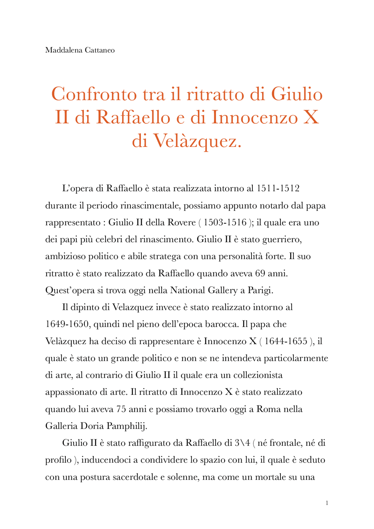 ritratto di giulio ii raffaello