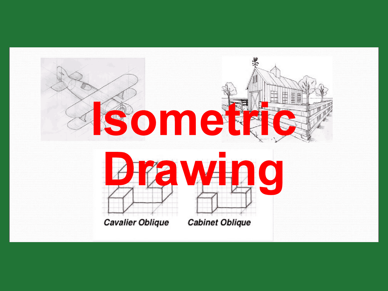 Isometric Drawing (Technology and Livelihood Education) - Docsity