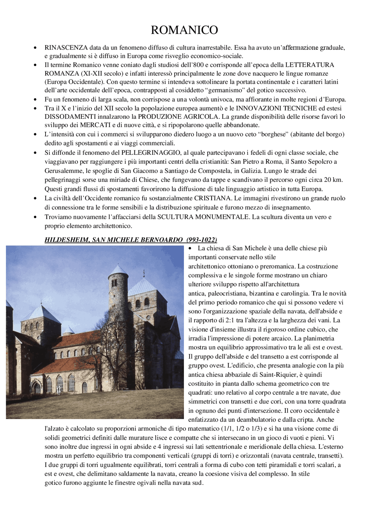 Epoca Ottoniana appunti Appunti di Storia dell'arte medievale Docsity