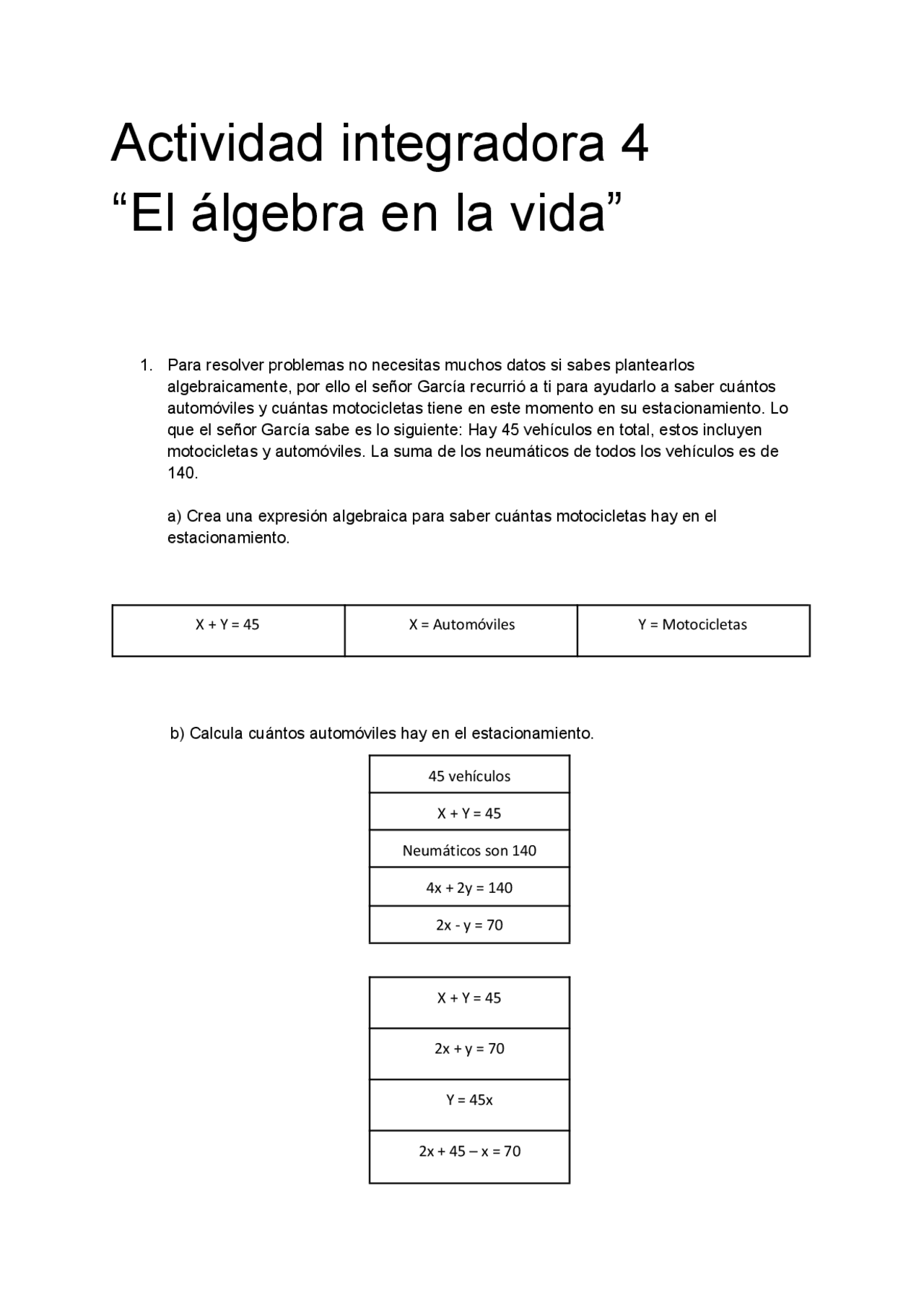 Actividad integradora 4. Modulo 11 | Apuntes de Matemáticas - Docsity