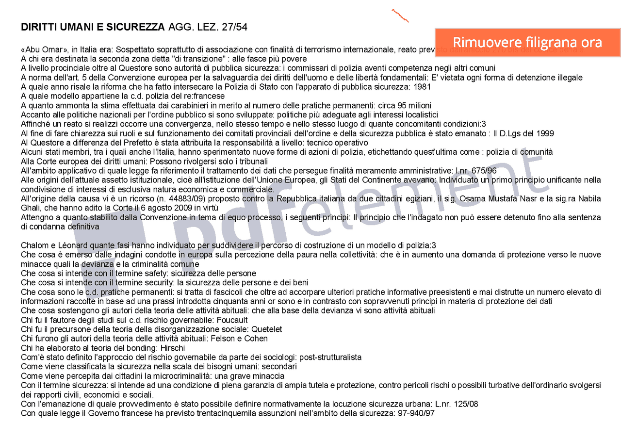 Paniere Mercatorum 2022 Diritti umani e sicurezza facoltà Scienze