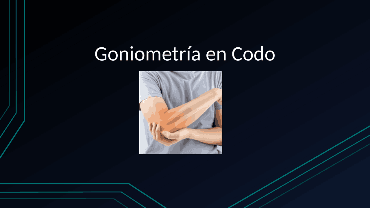 Medición de ROM en codo - Docsity