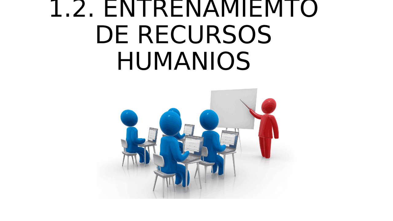 ENTRENAMIENTO DE RECURSOS HUMANOS | Diapositivas de Fundamentos de