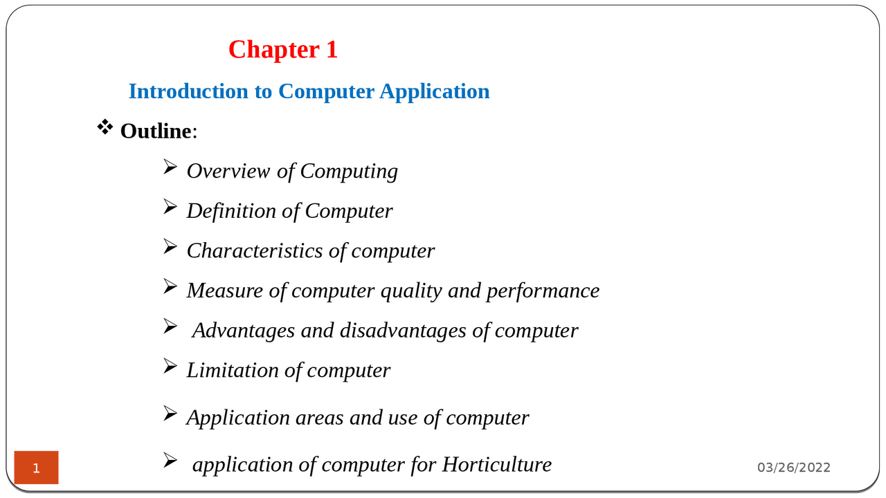 Basic computer skill - Docsity