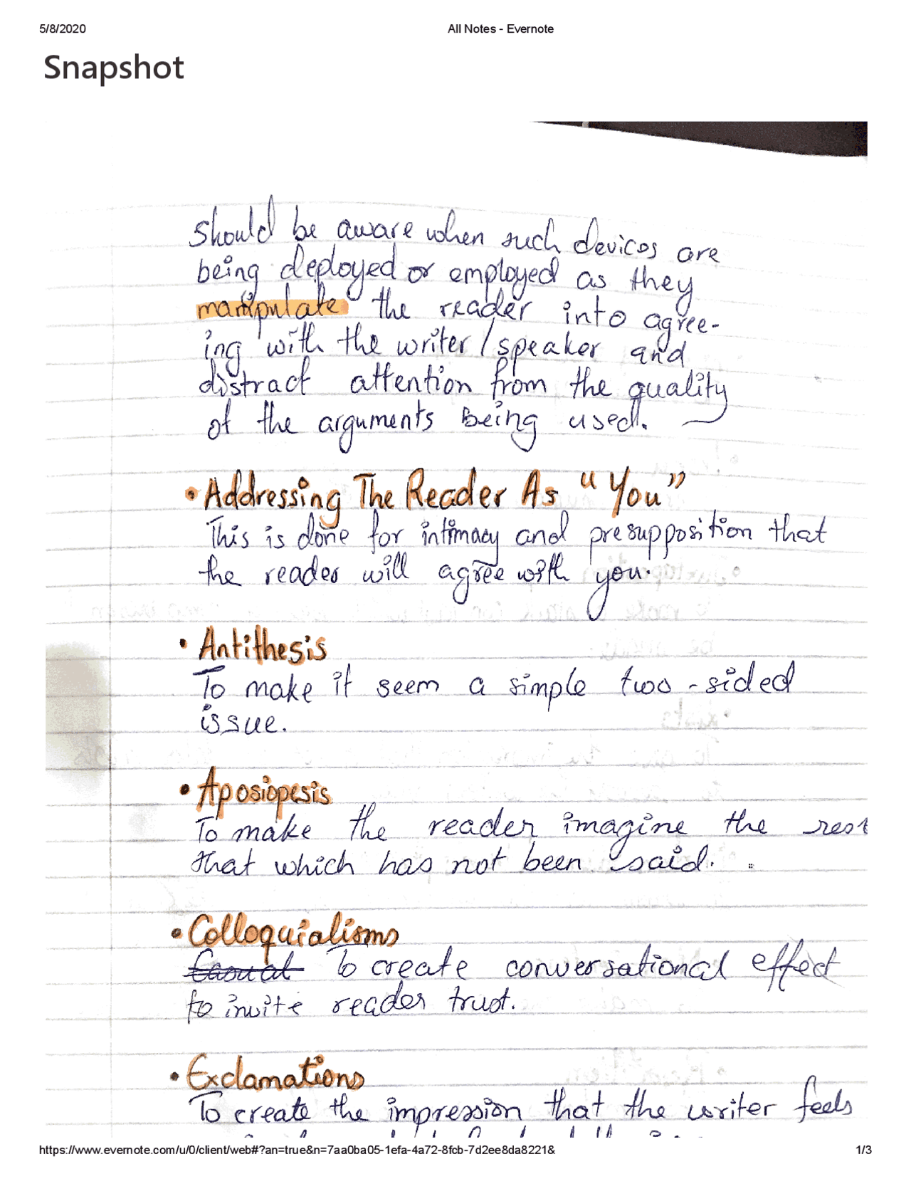 Literary Devices and their meanings Docsity