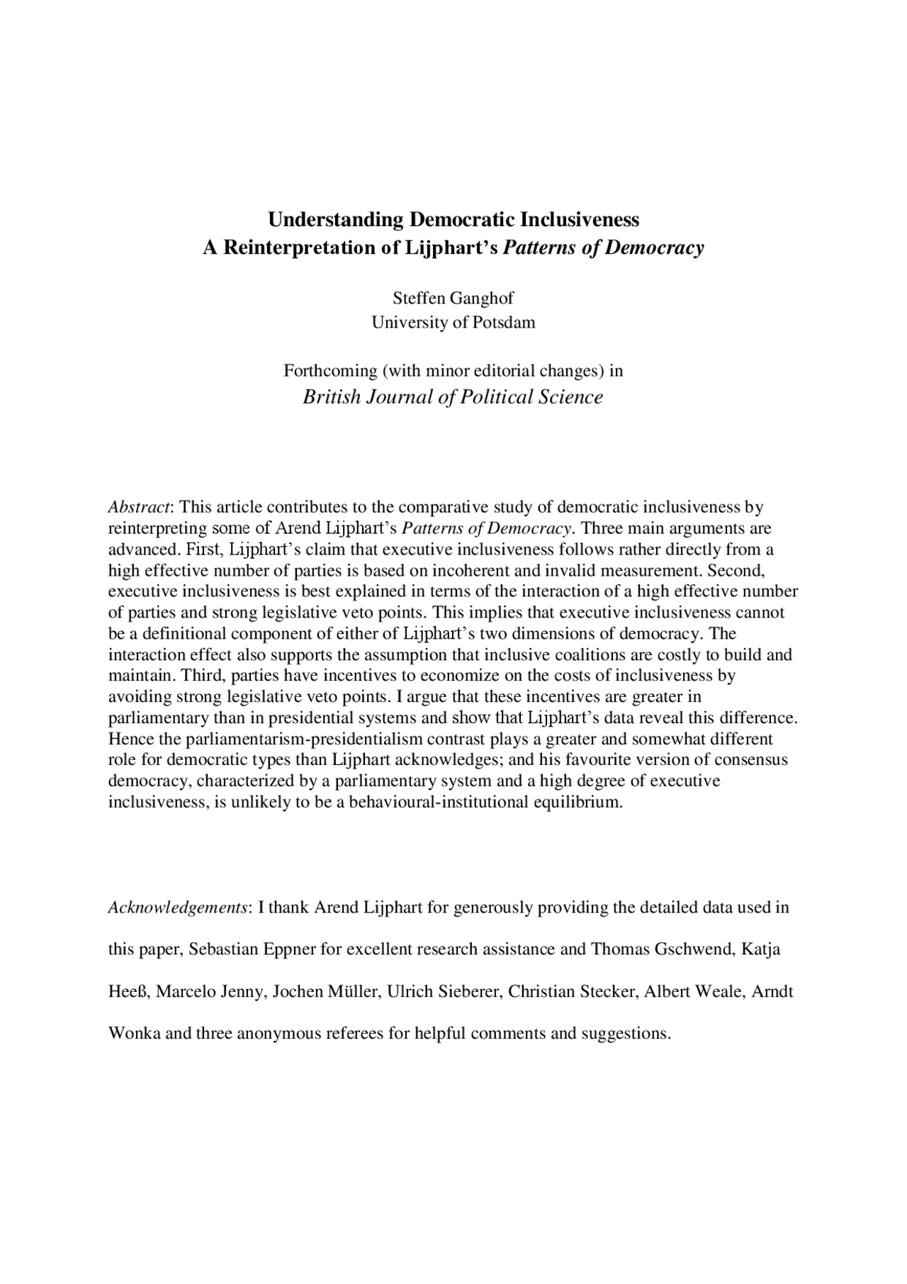 Lijphart Patterns Of Democracy Summaries Theories Of Democracy Docsity lijphart-patterns-of-democracy-summaries-theories-of-democracy-docsity