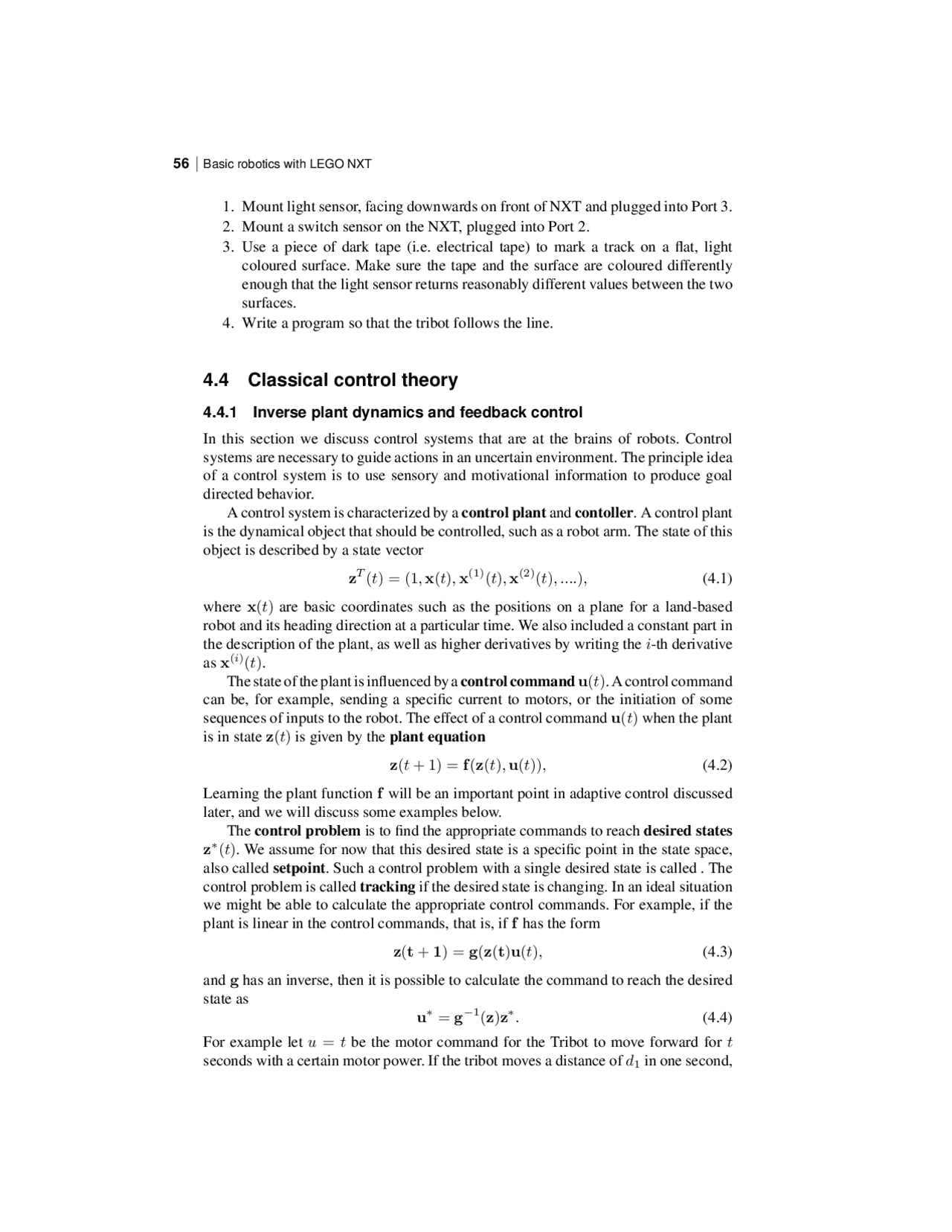 Classical control theory - Docsity
