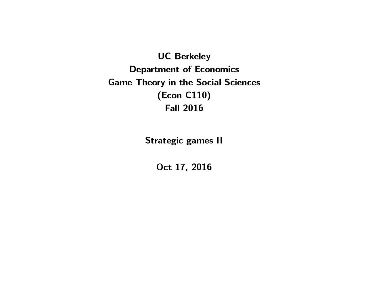 Game Theory In Social Science Docsity game-theory-in-social-science-docsity