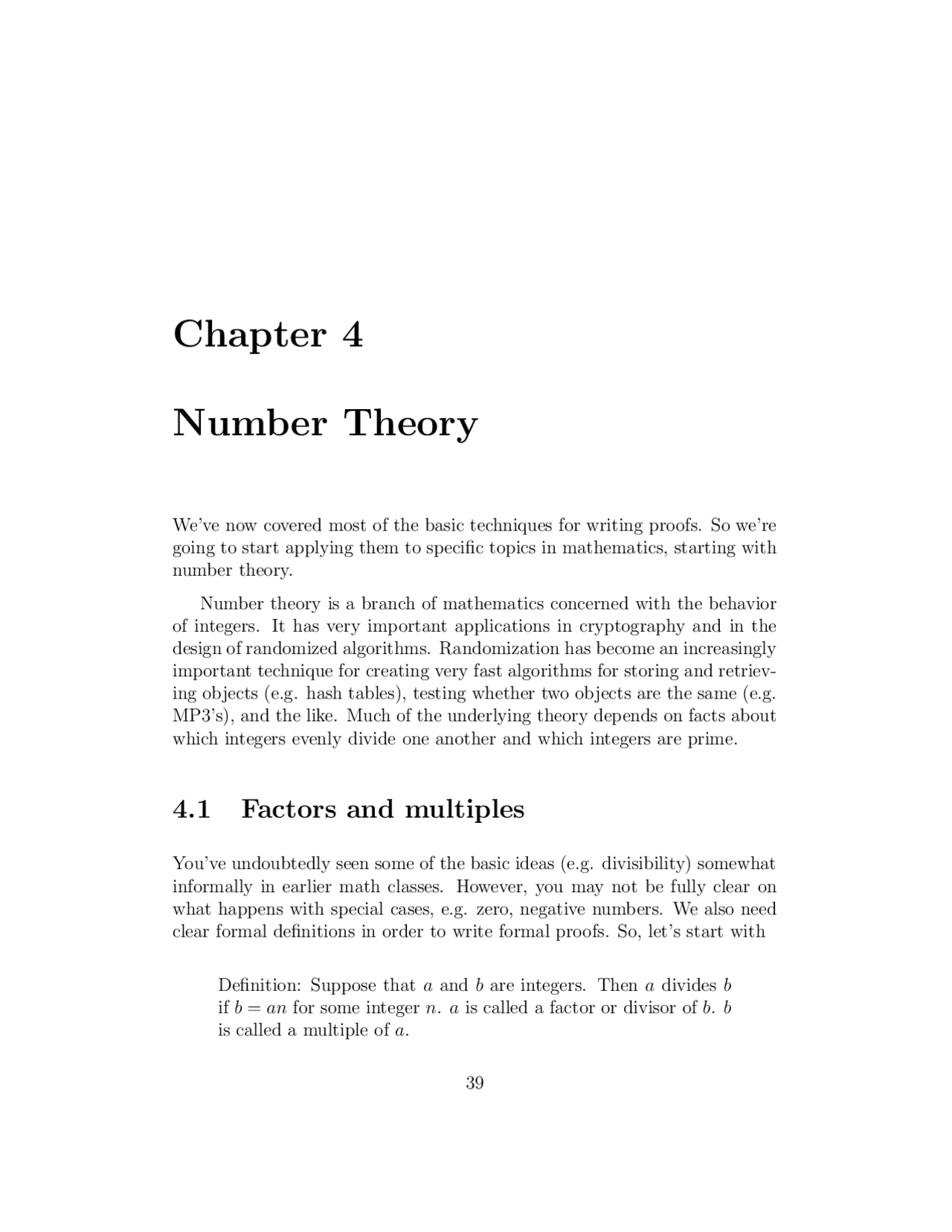 Study Notes of Number Theory - Docsity