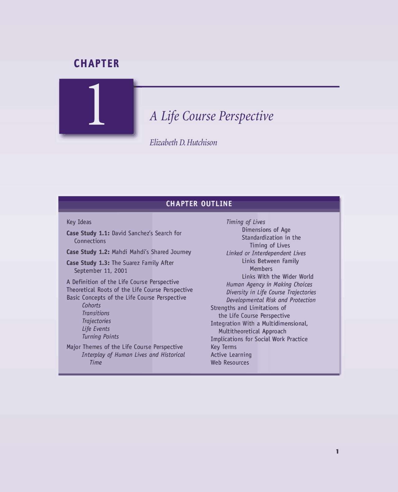 A Life Course Perspective - Docsity