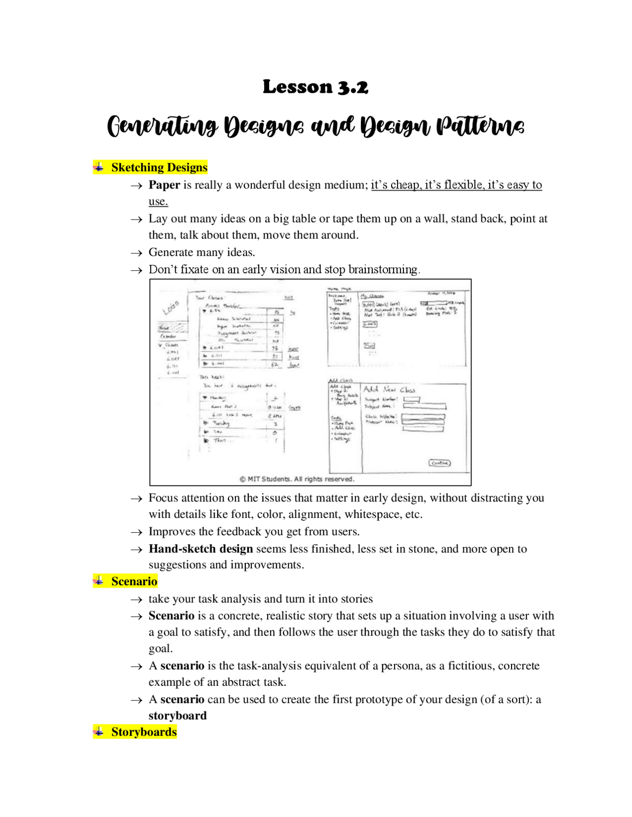Generating Designs and Design Patterns - Docsity